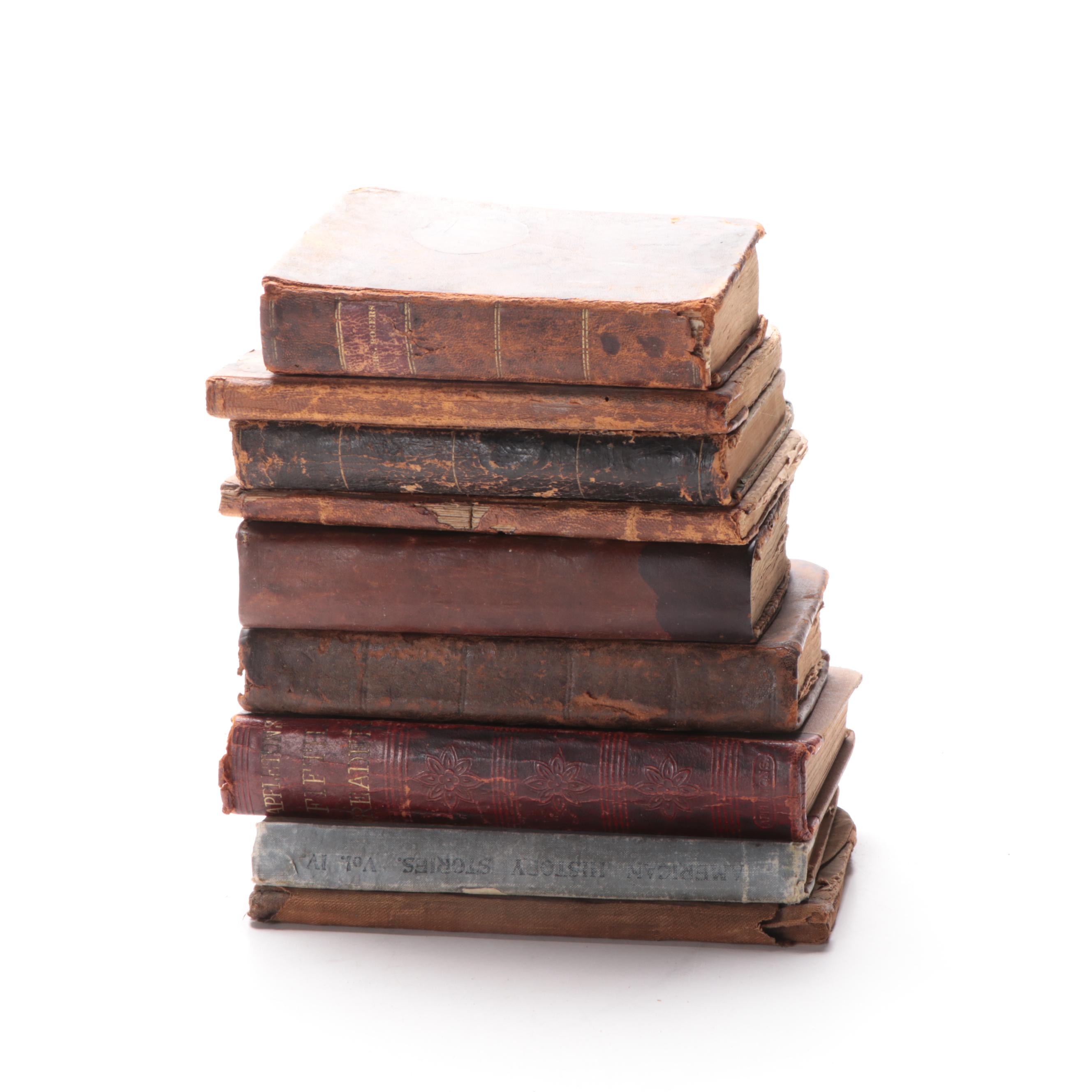 American School Readers, Spelling Books, and More, 19th Century