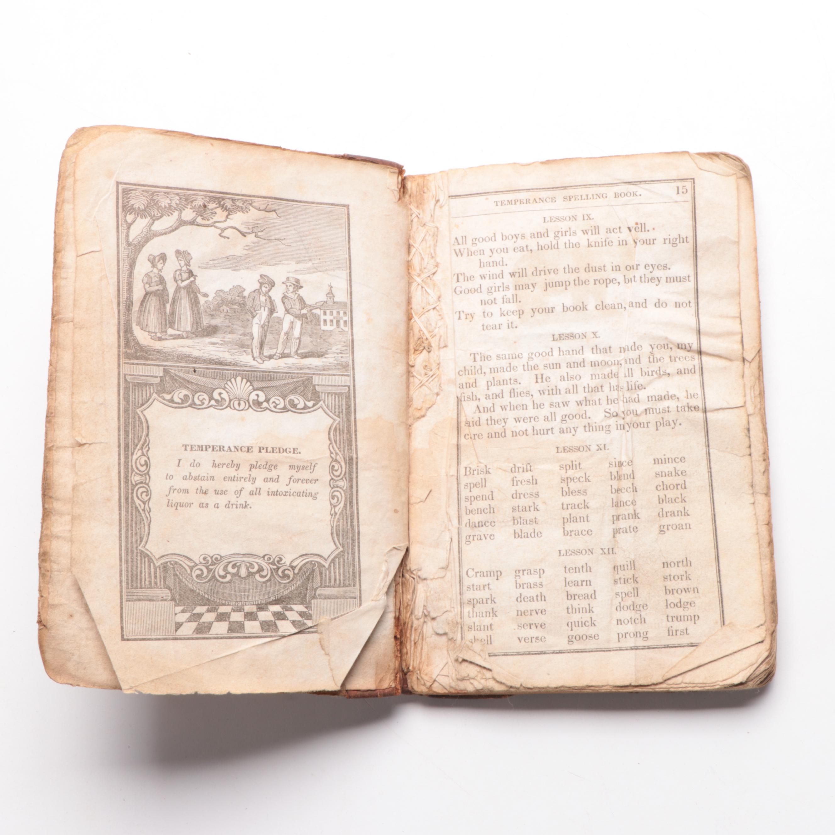 American School Readers, Spelling Books, and More, 19th Century