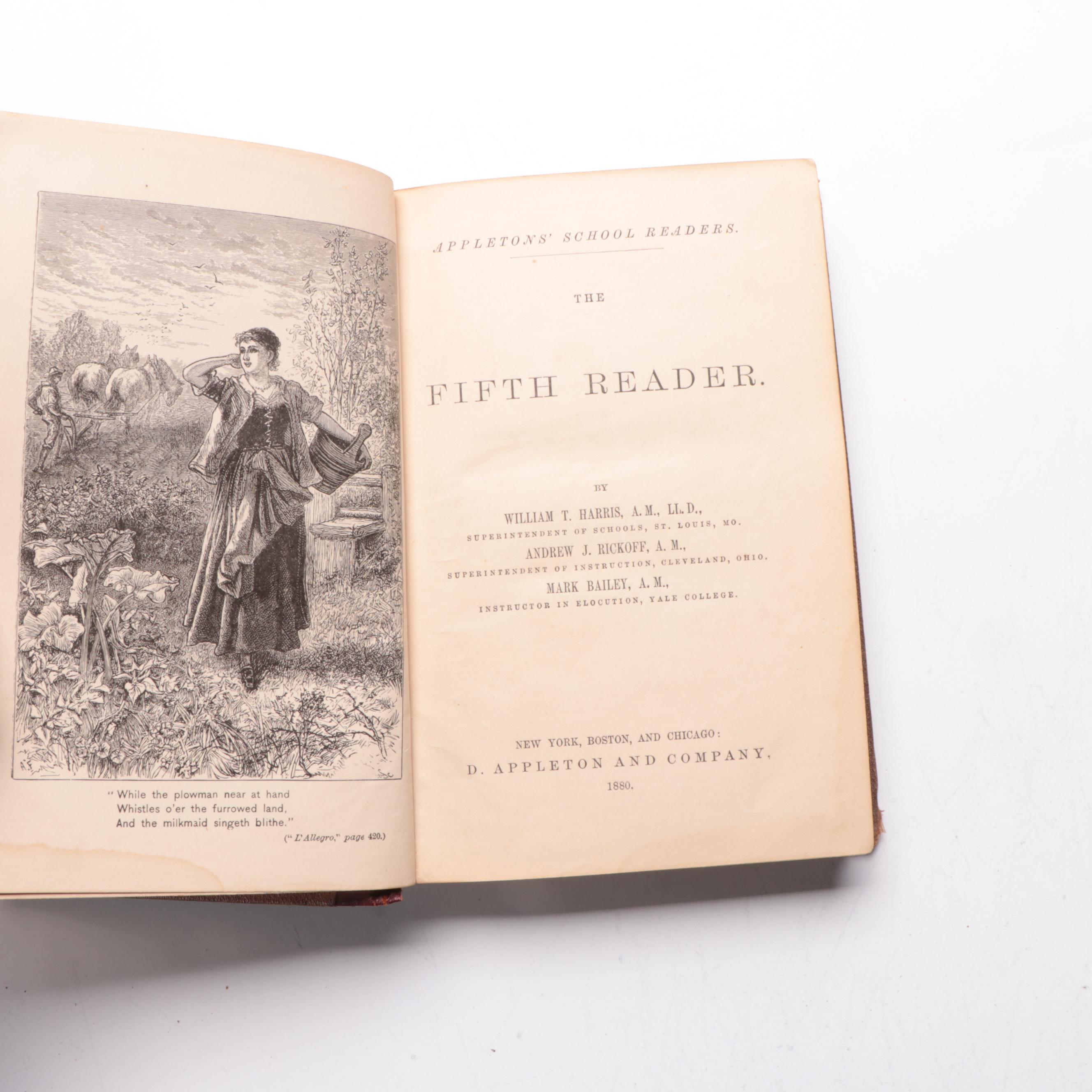 American School Readers, Spelling Books, and More, 19th Century