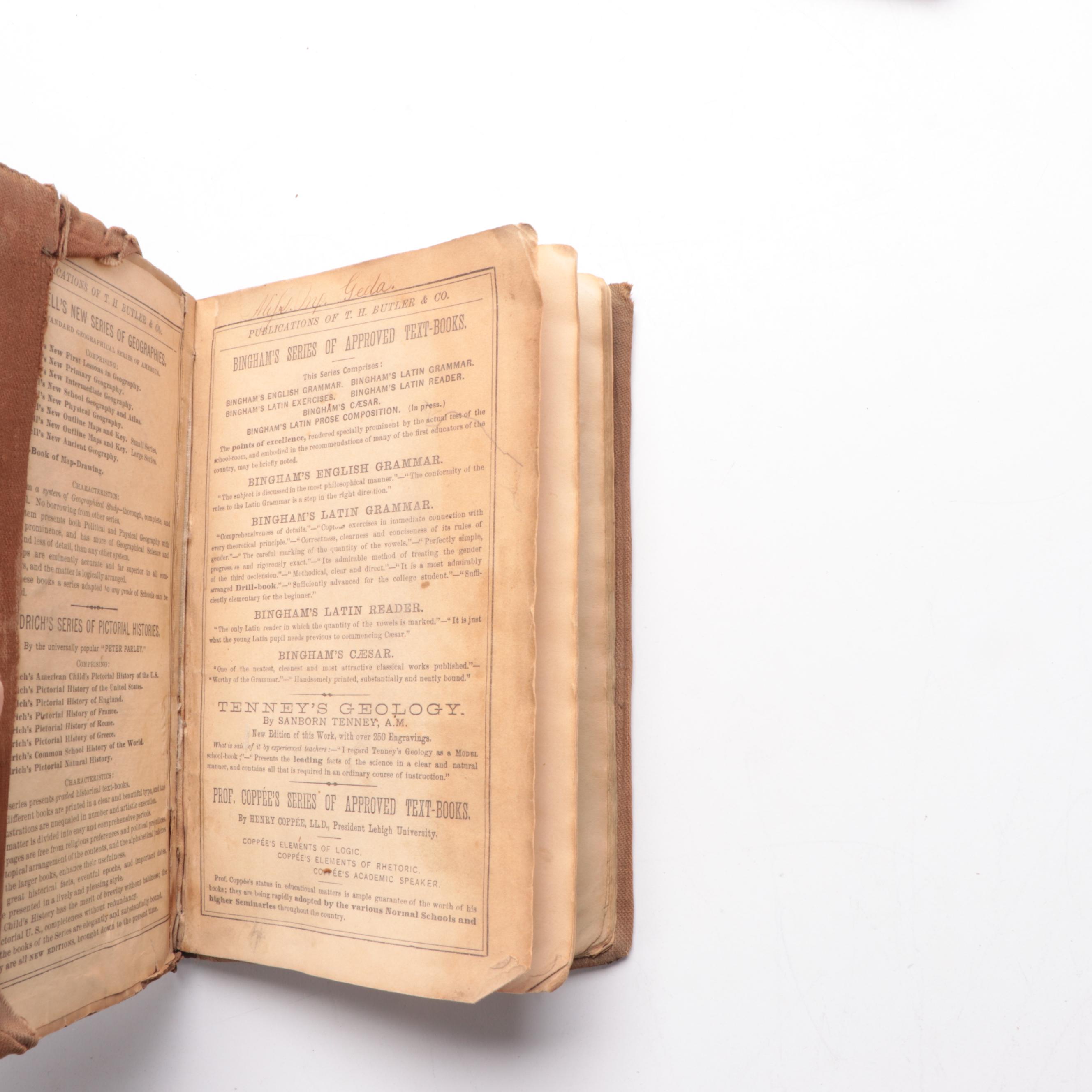 American School Readers, Spelling Books, and More, 19th Century