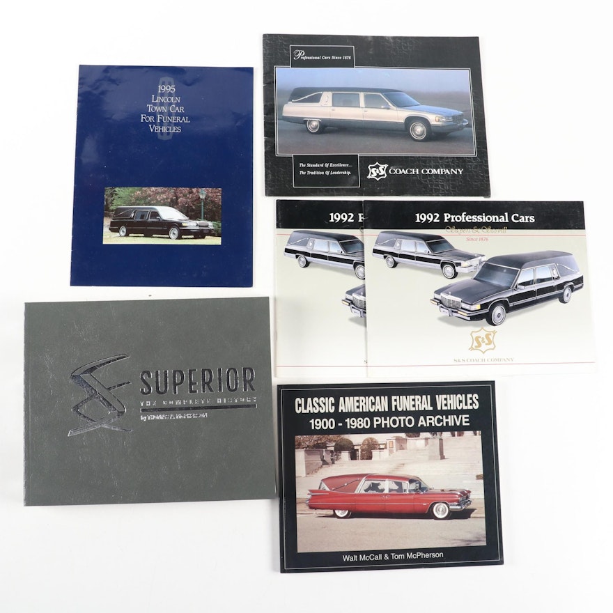 Automobile Reference Books Including "Classic American Funeral Vehicles"