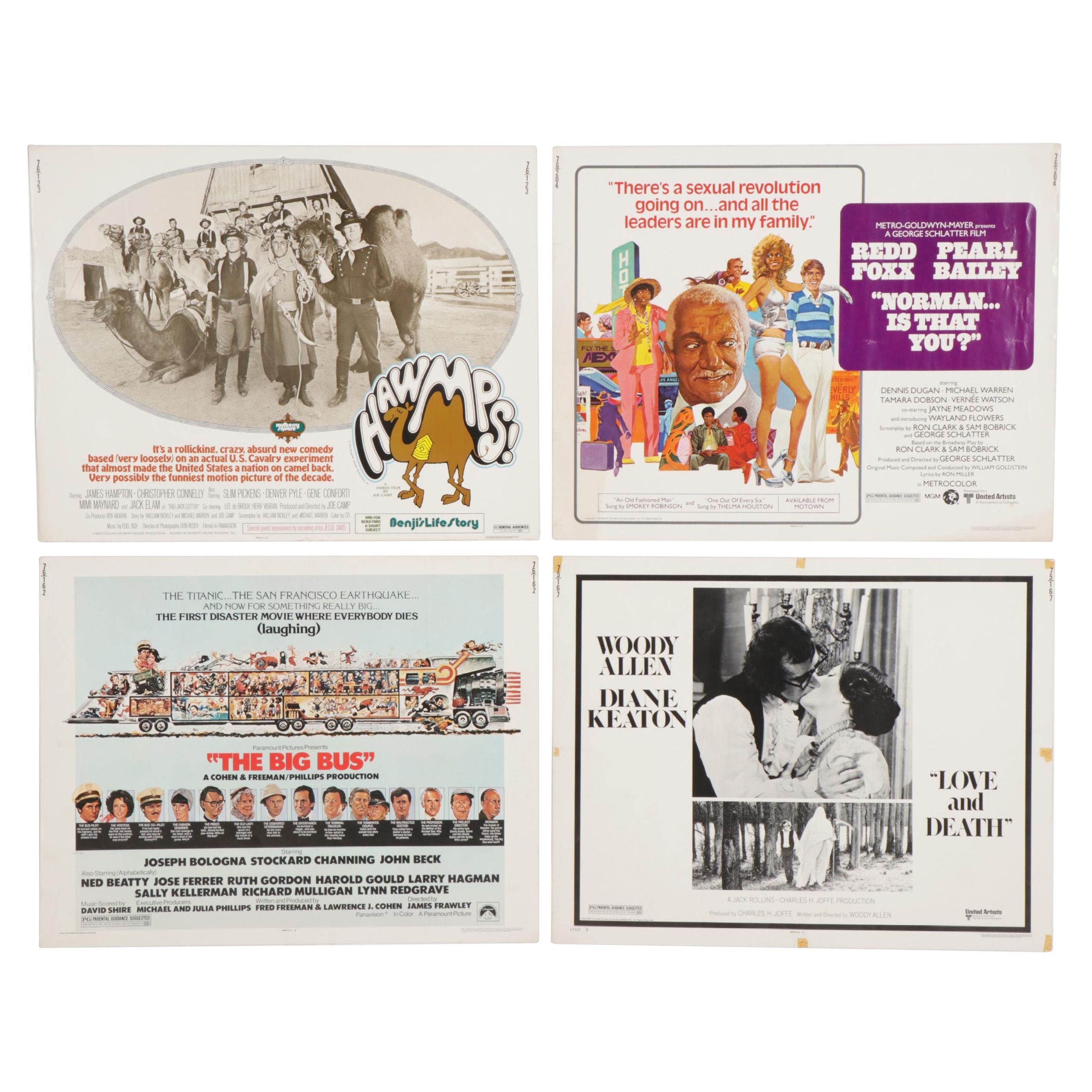 "Hawmps!" and more Comedy Half Sheet Movie Posters, 1970s