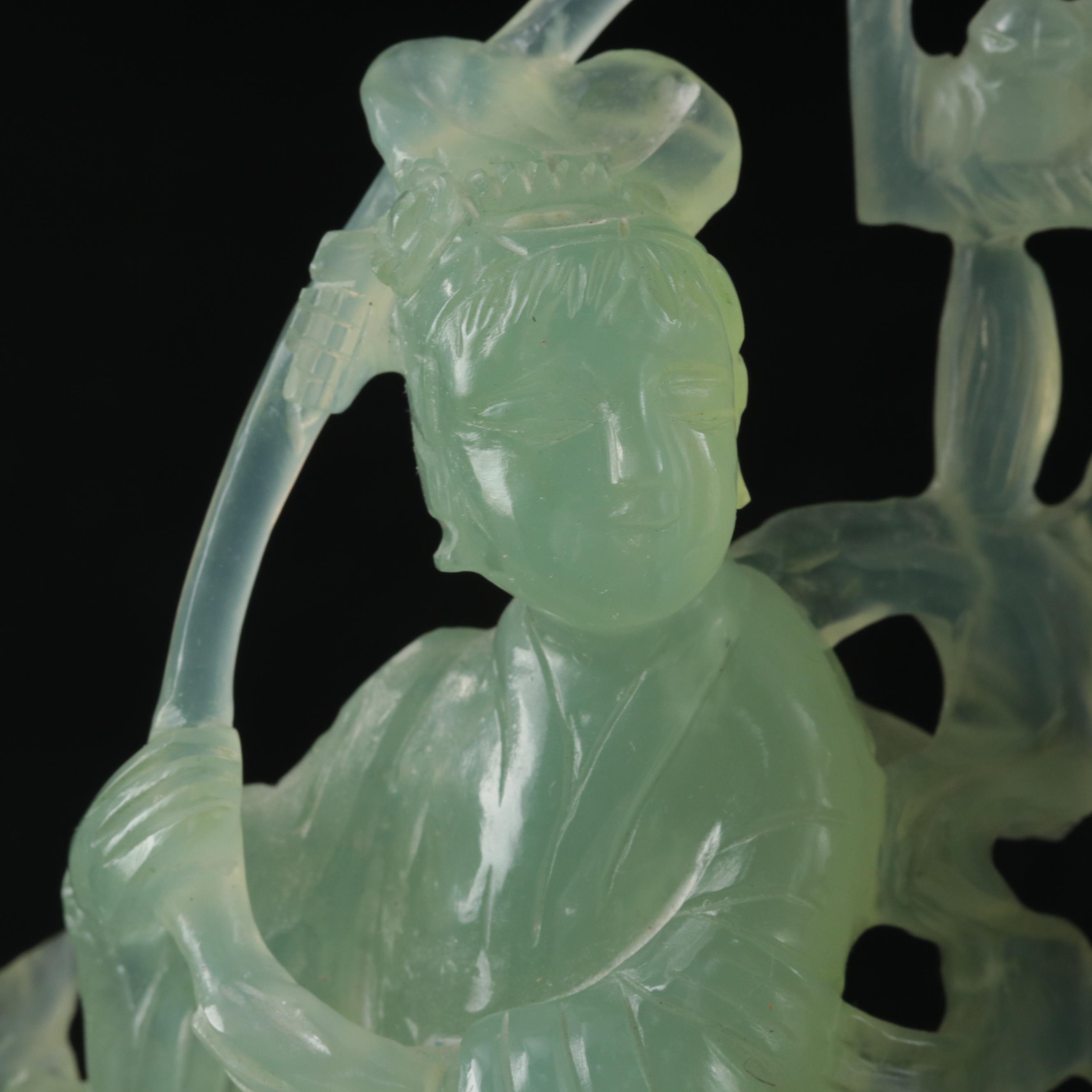 Chinese Carved Bowenite Figurines