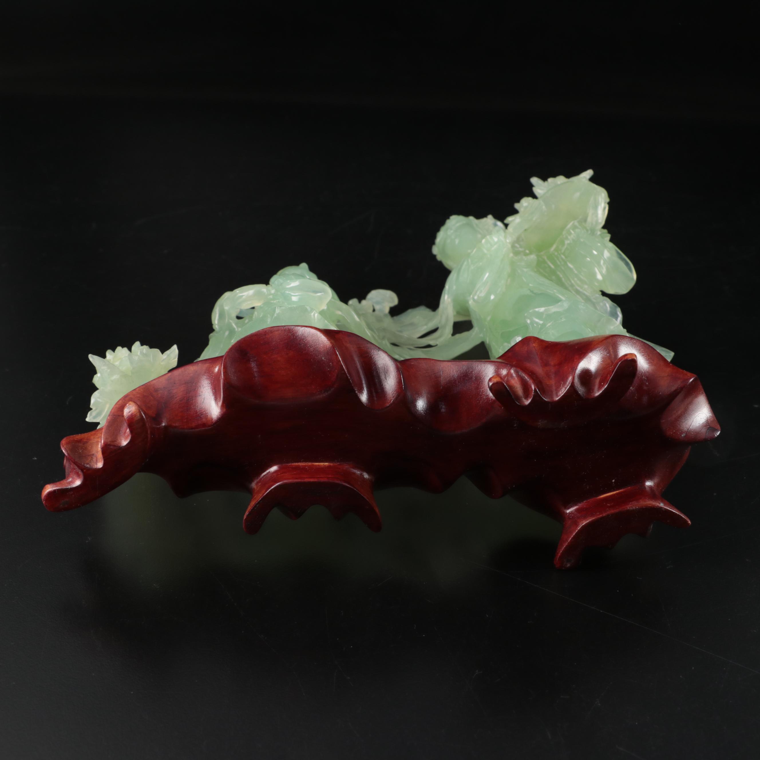 Chinese Carved Bowenite Figurines