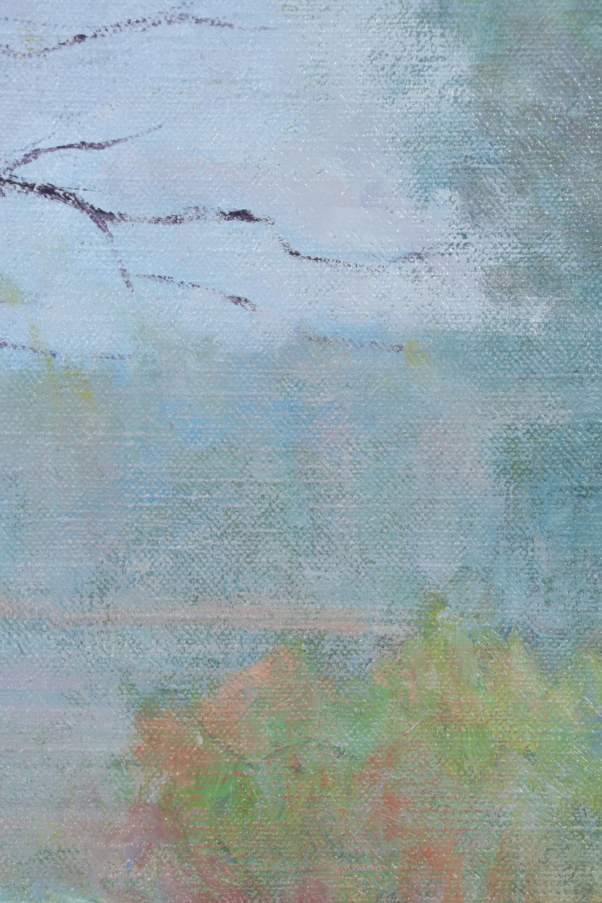 James McGinley Oil Painting "Morning Mist," Mid to Late 20th Century