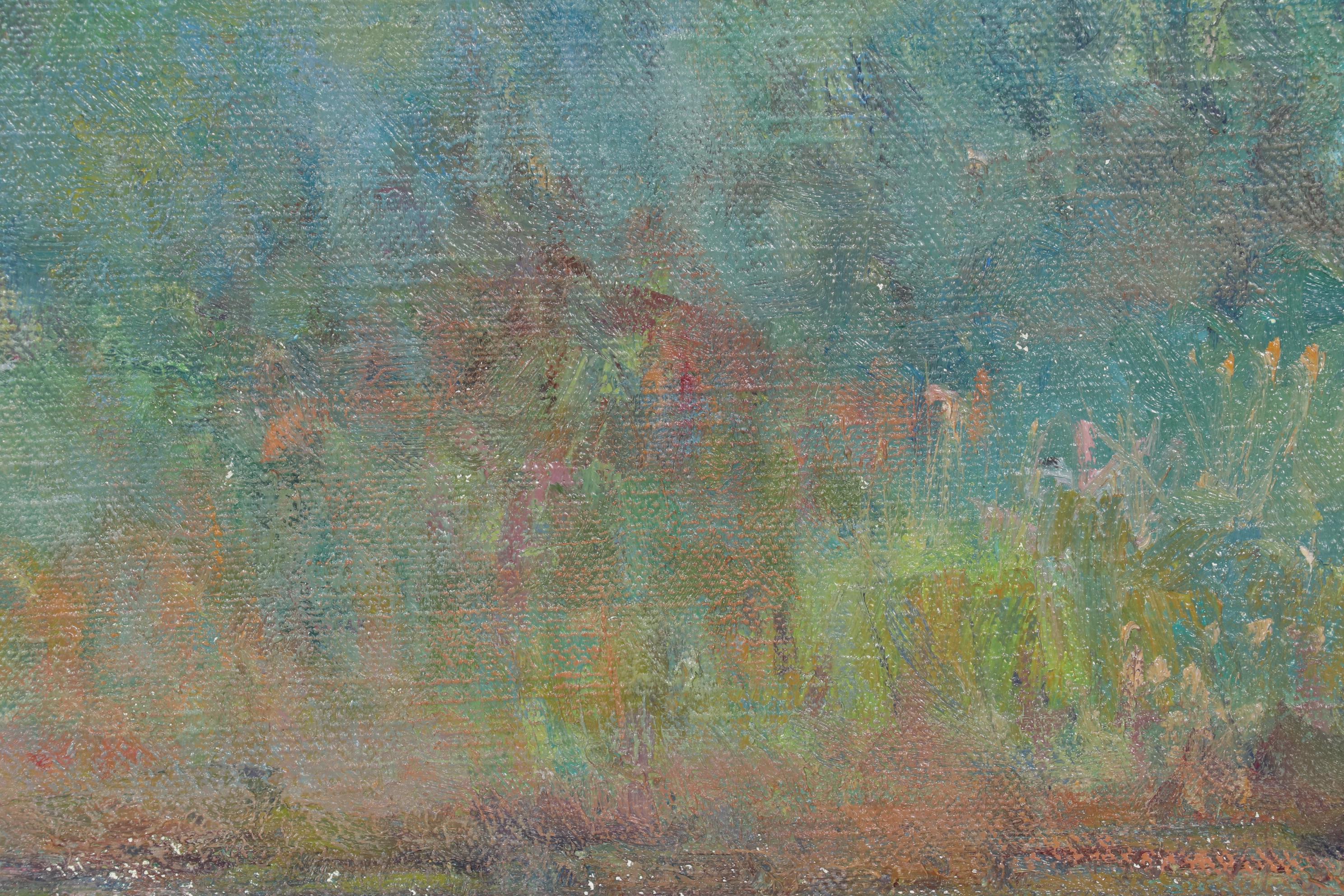 James McGinley Oil Painting "Morning Mist," Mid to Late 20th Century