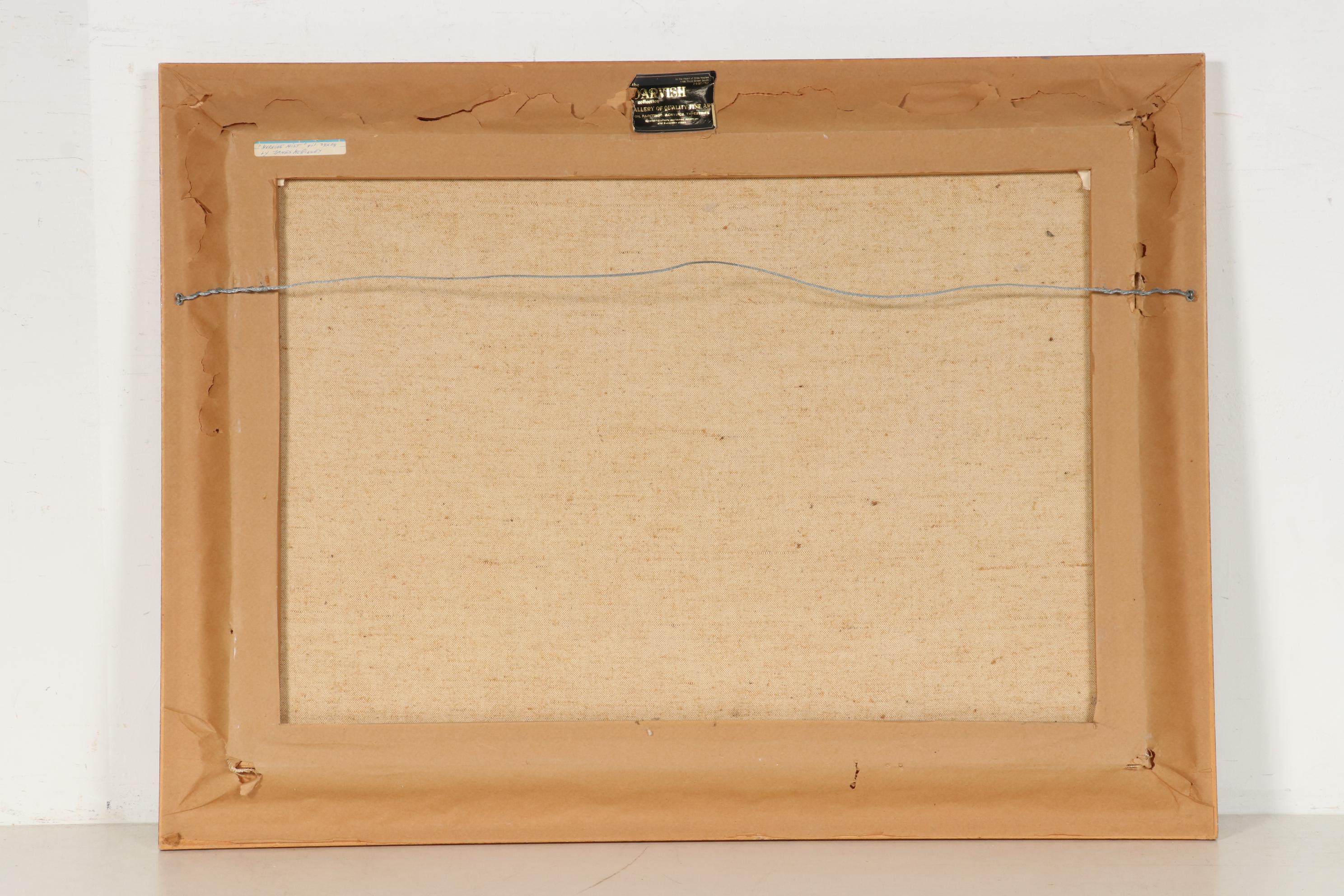 James McGinley Oil Painting "Morning Mist," Mid to Late 20th Century