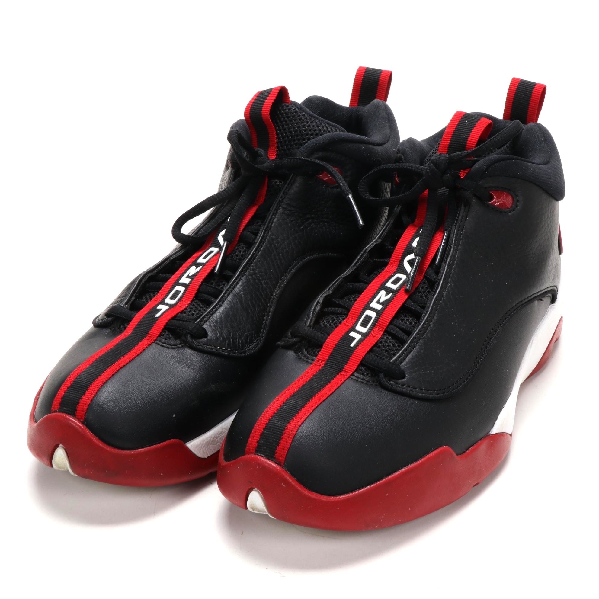 Jordan Jumpman Pro Quick Black and Red Sneakers