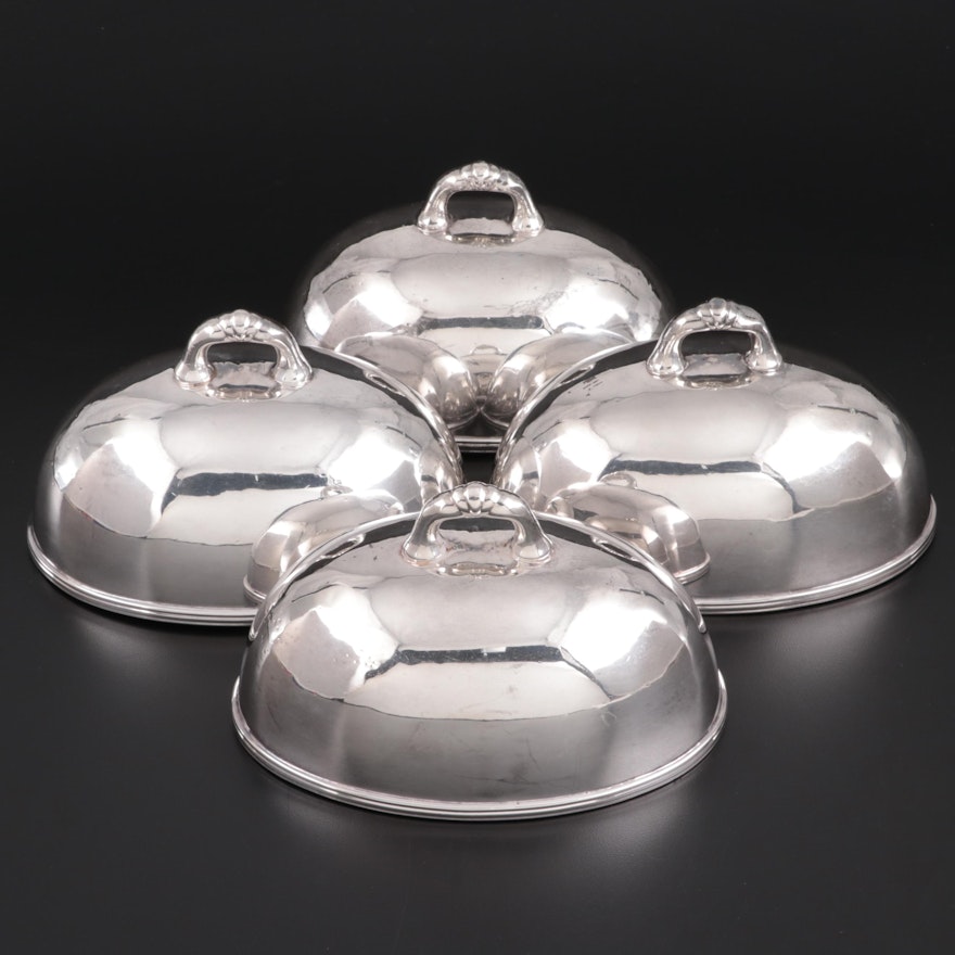 Albert Pick & Company Nickel Silver Serveware Cloche Lids