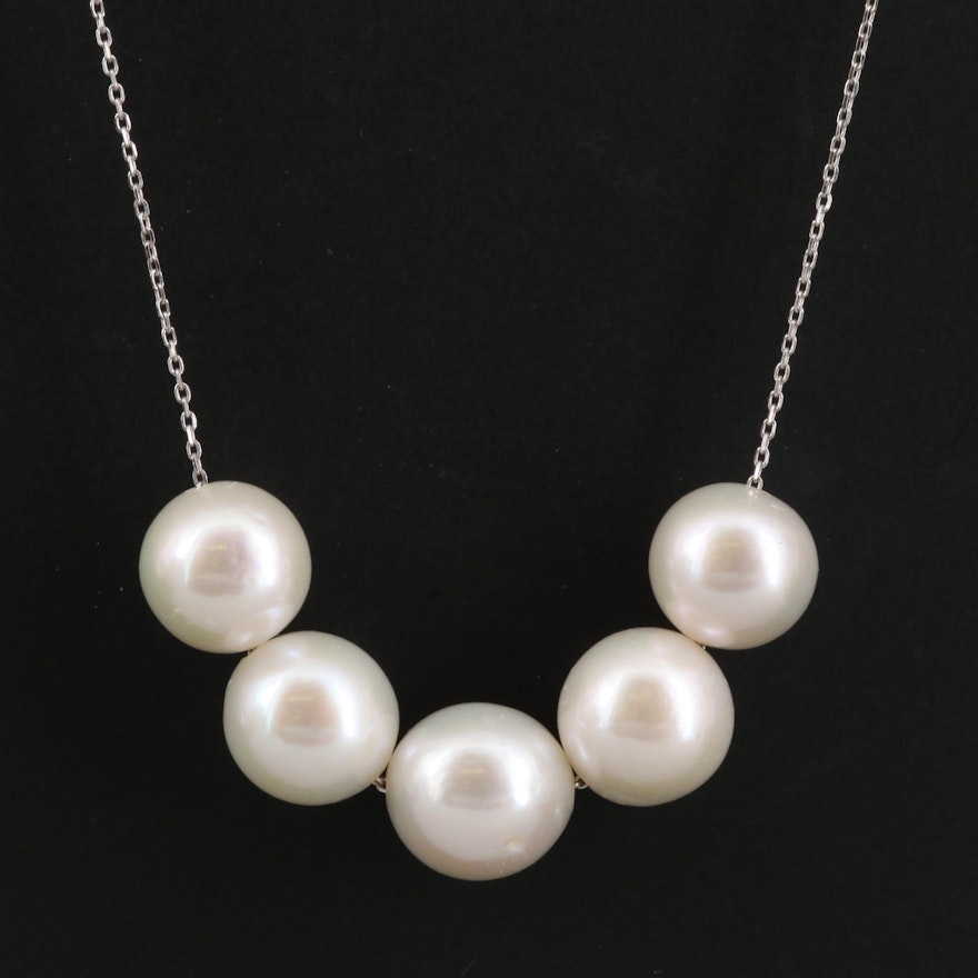 Sterling Silver "Add A Pearl" Necklace