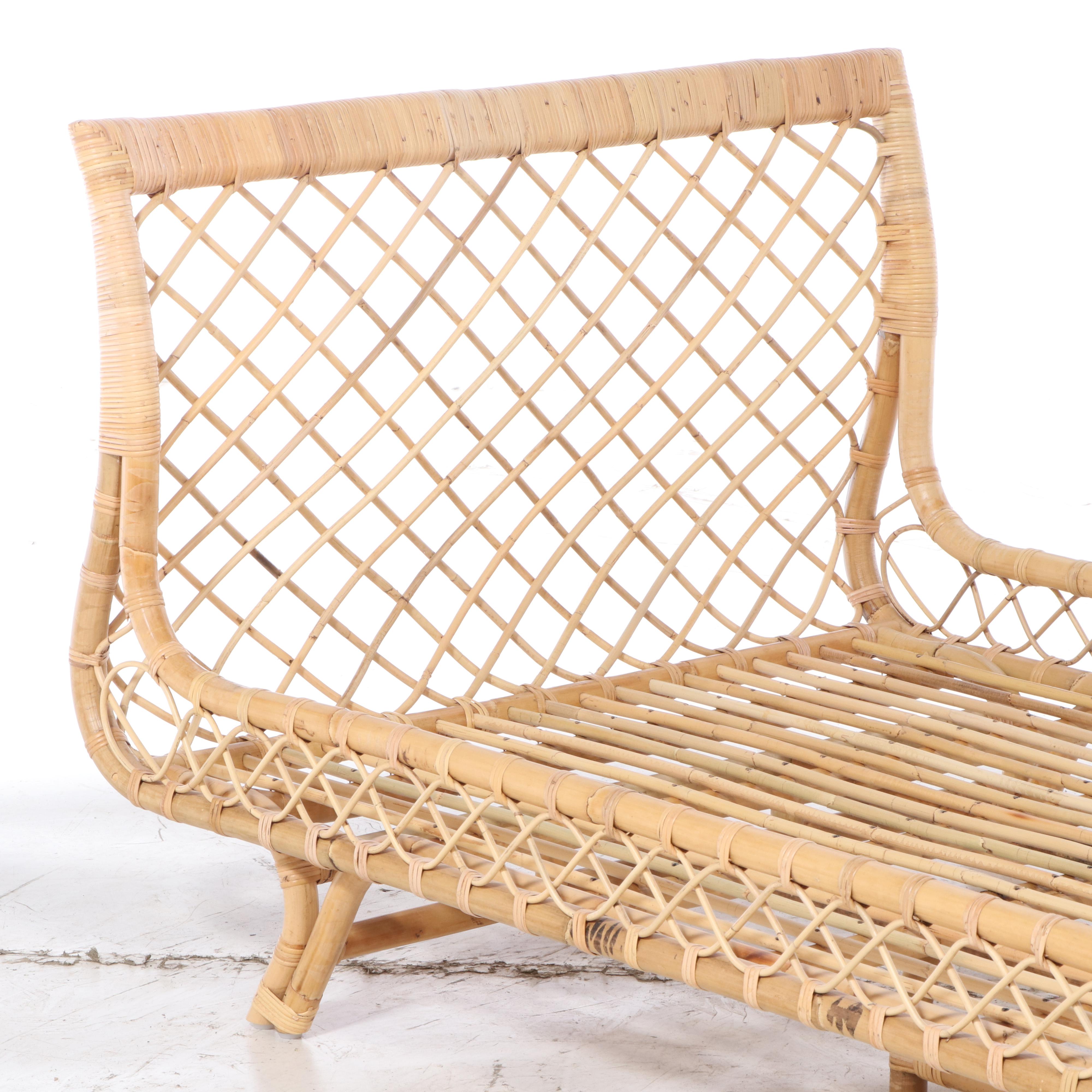 Serena & Lily "Avalon" Rattan Twin Size Daybed