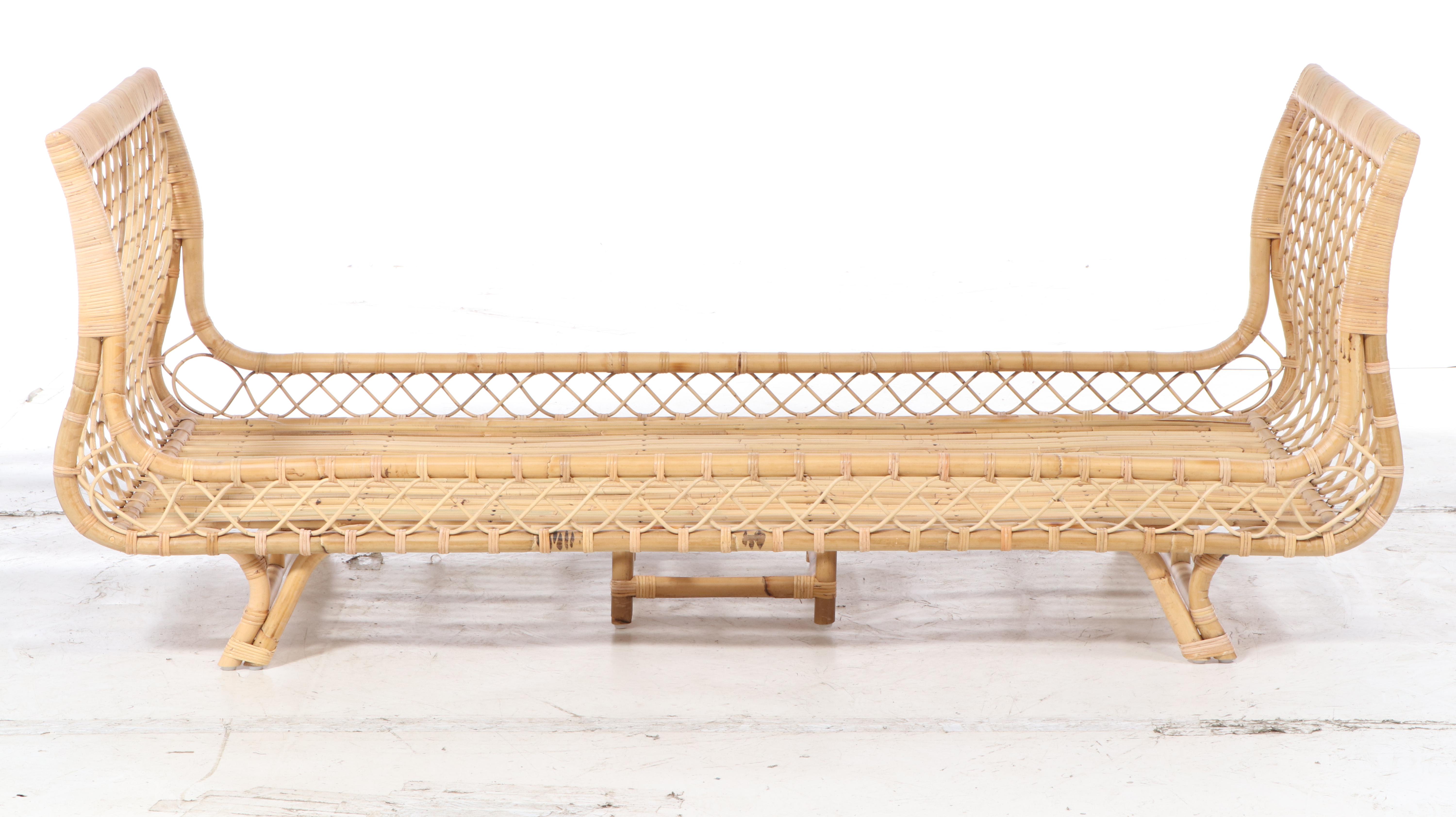 Serena & Lily "Avalon" Rattan Twin Size Daybed