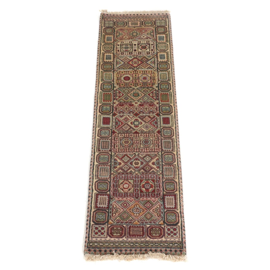 1'6 x 6'2 Hand-Knotted Indo-Persian Carpet Runner