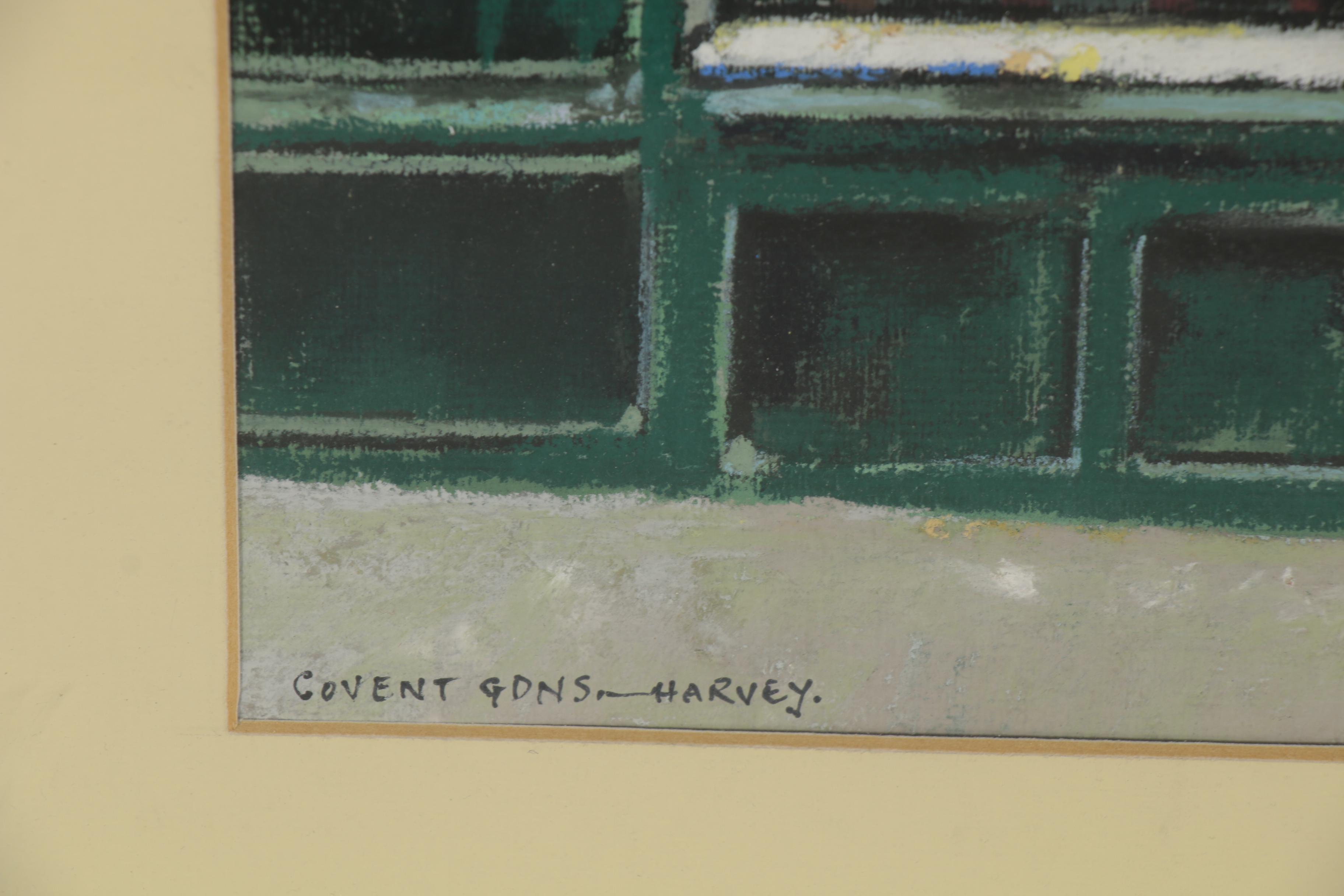 Gouache Painting of Arthur Middleton Ltd. at Covent Gardens, Late 20th Century