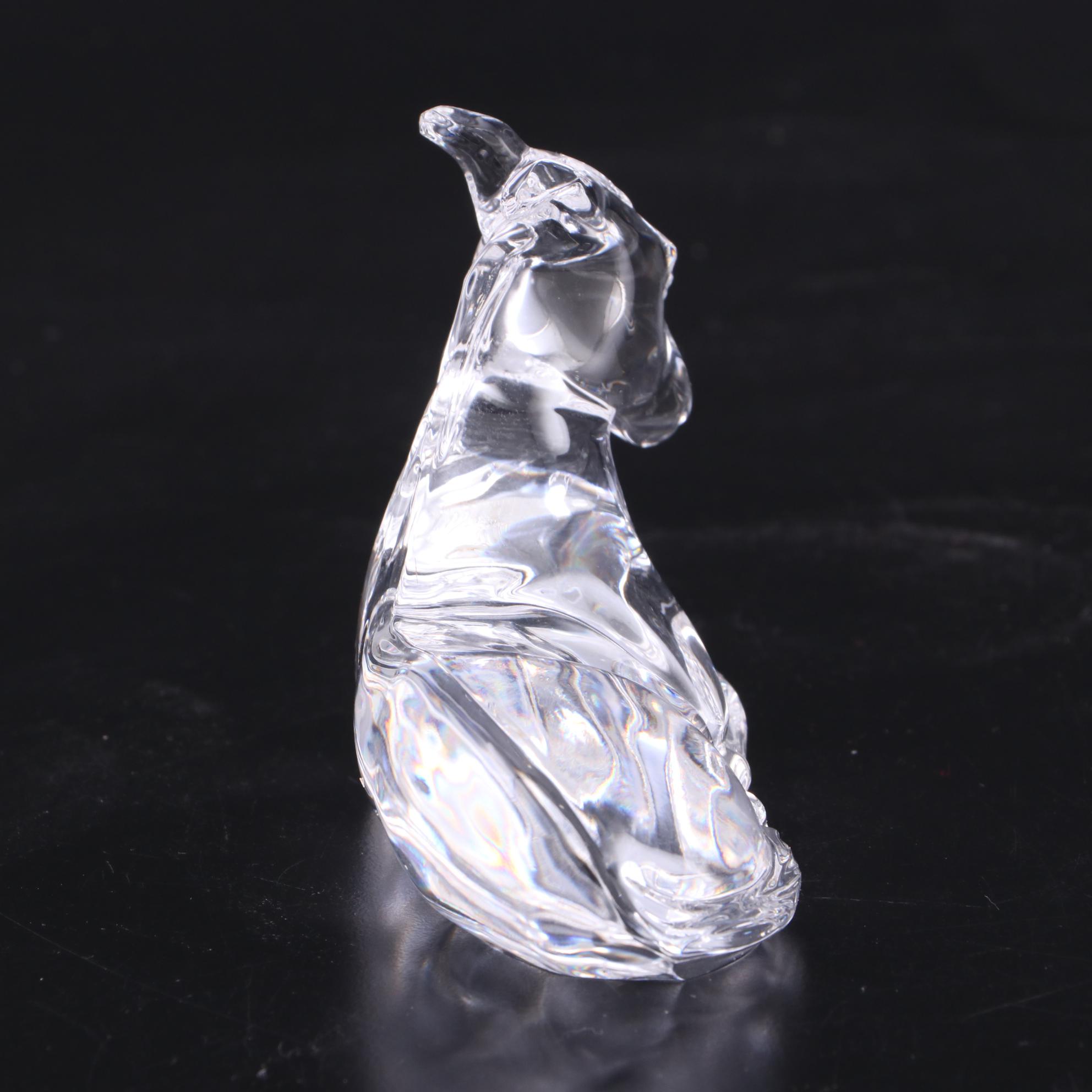 Waterford Crystal Nativity Donkey Figurine