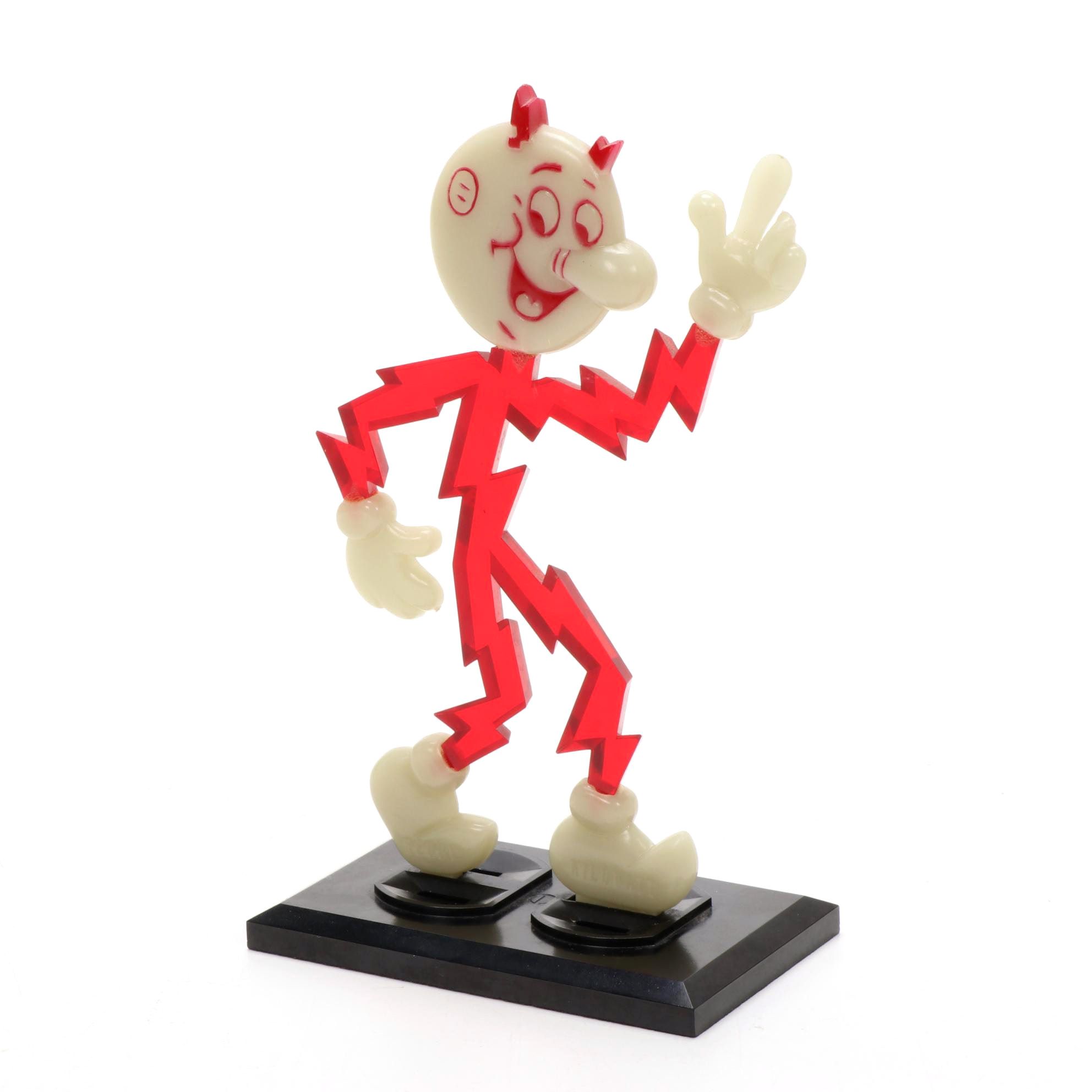 Reddy Kilowatt Plastic Figurine, 1961