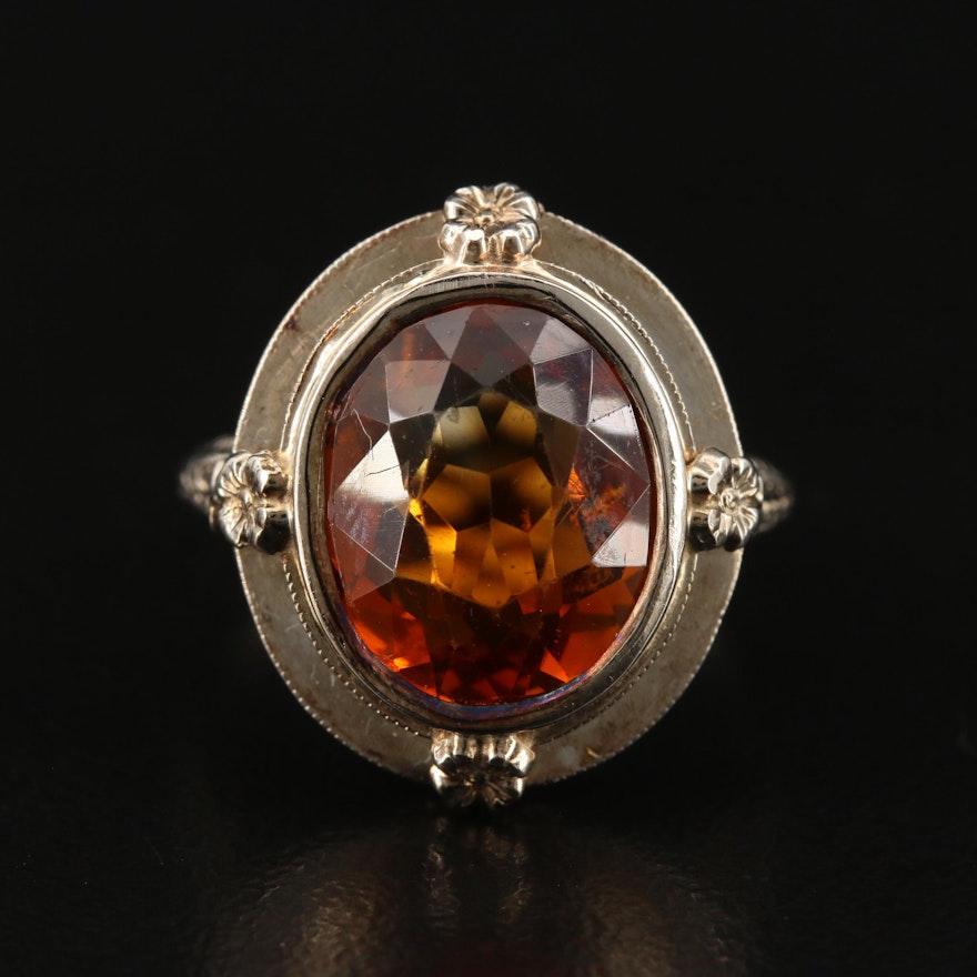 14K Citrine Ring