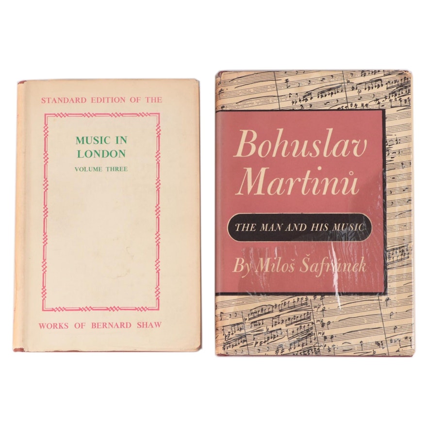 Signed First Edition "Bohuslav Martinů: The Man and His Music" and More