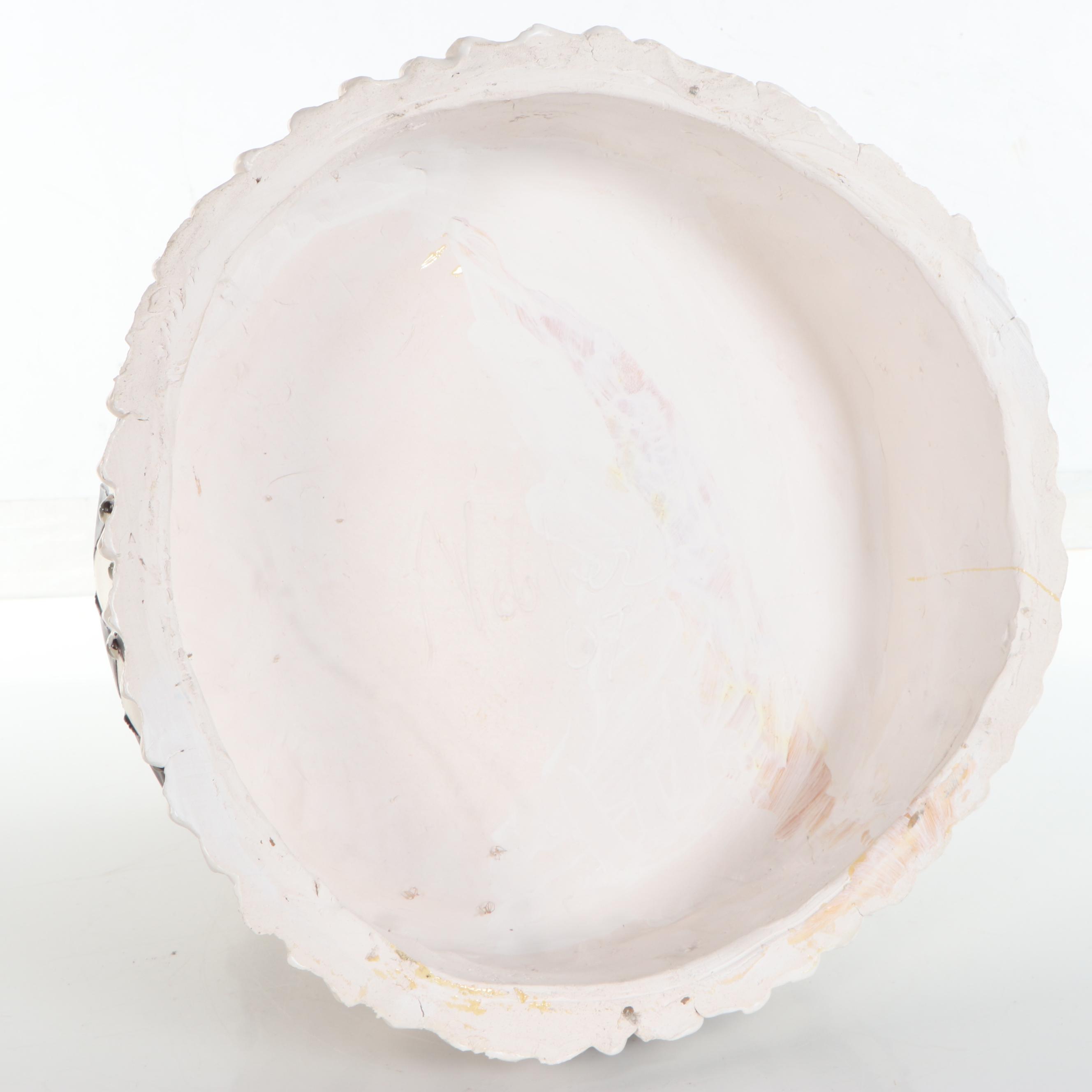 Jeff Nebeker Realist Ceramic Wedding Cake Sculpture, 1997