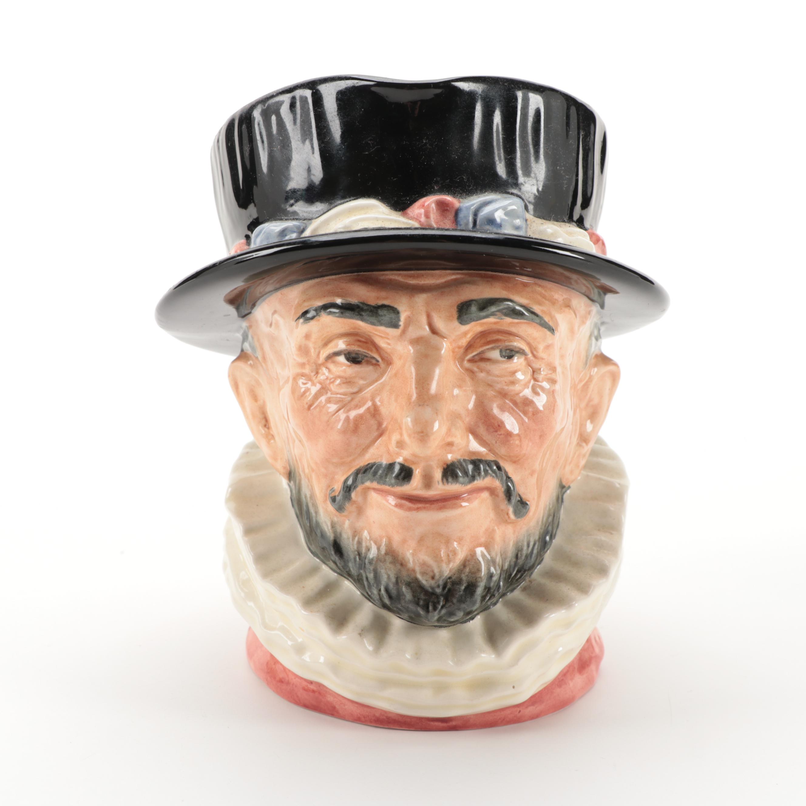 Royal Doulton "Beefeater" Porcelain Character Mug