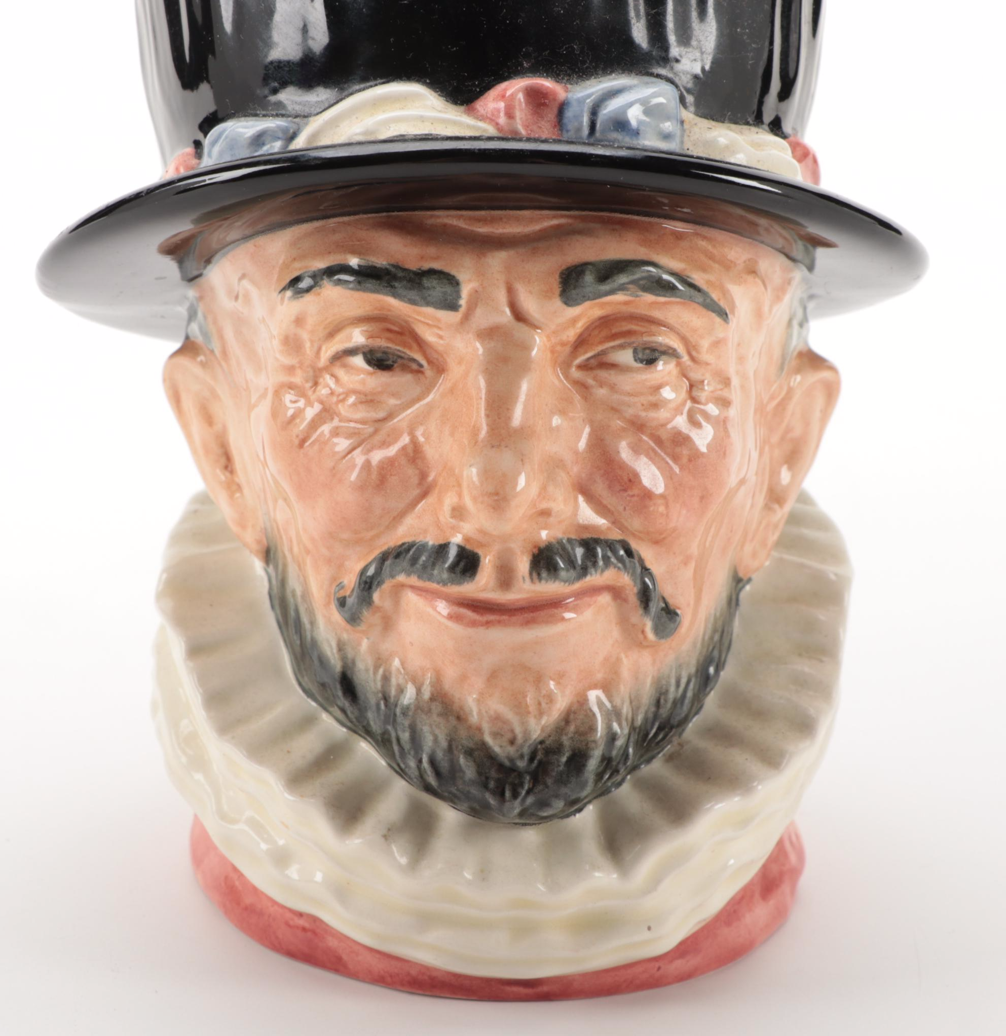 Royal Doulton "Beefeater" Porcelain Character Mug