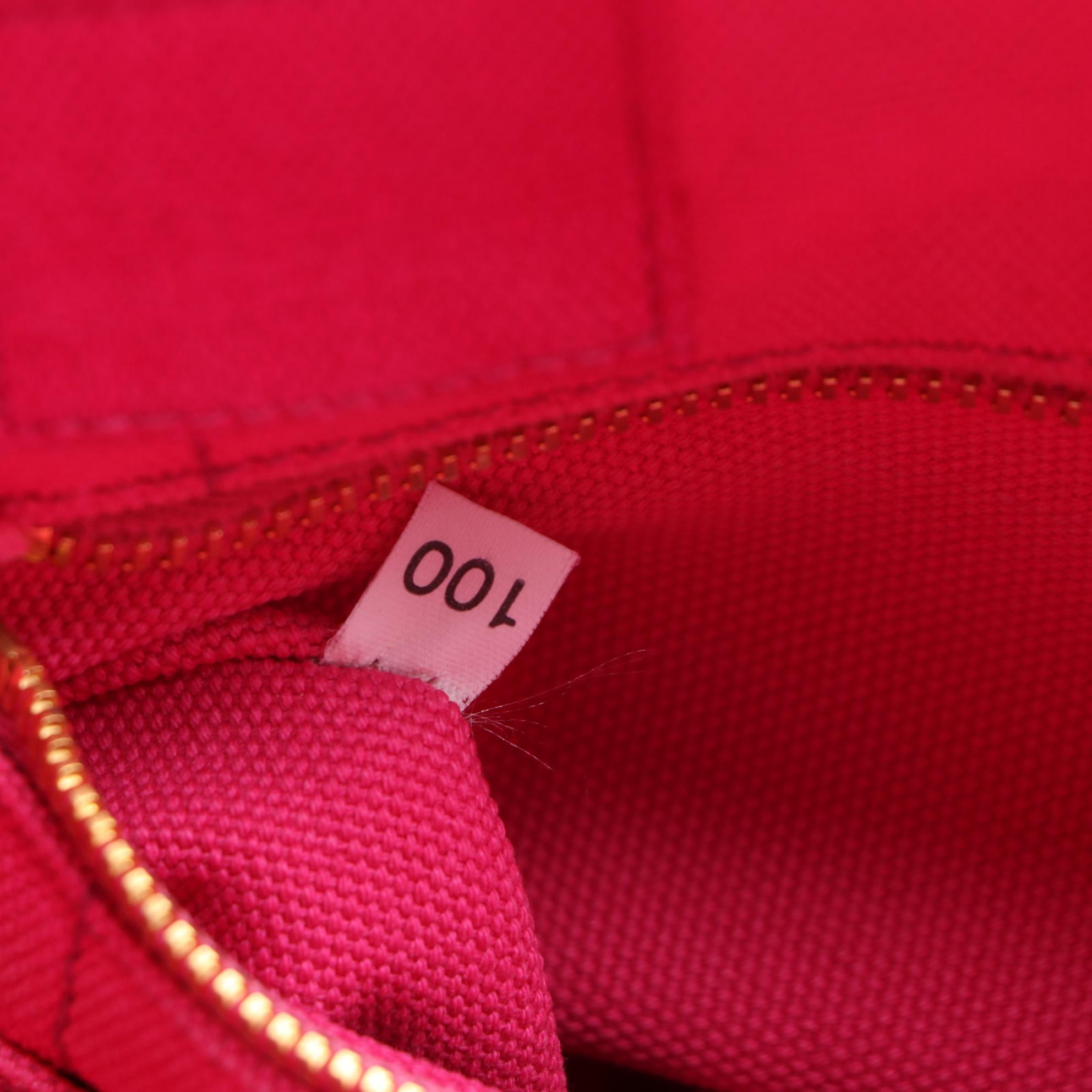 Prada Canapa Logo Tote PM in Pink Canvas
