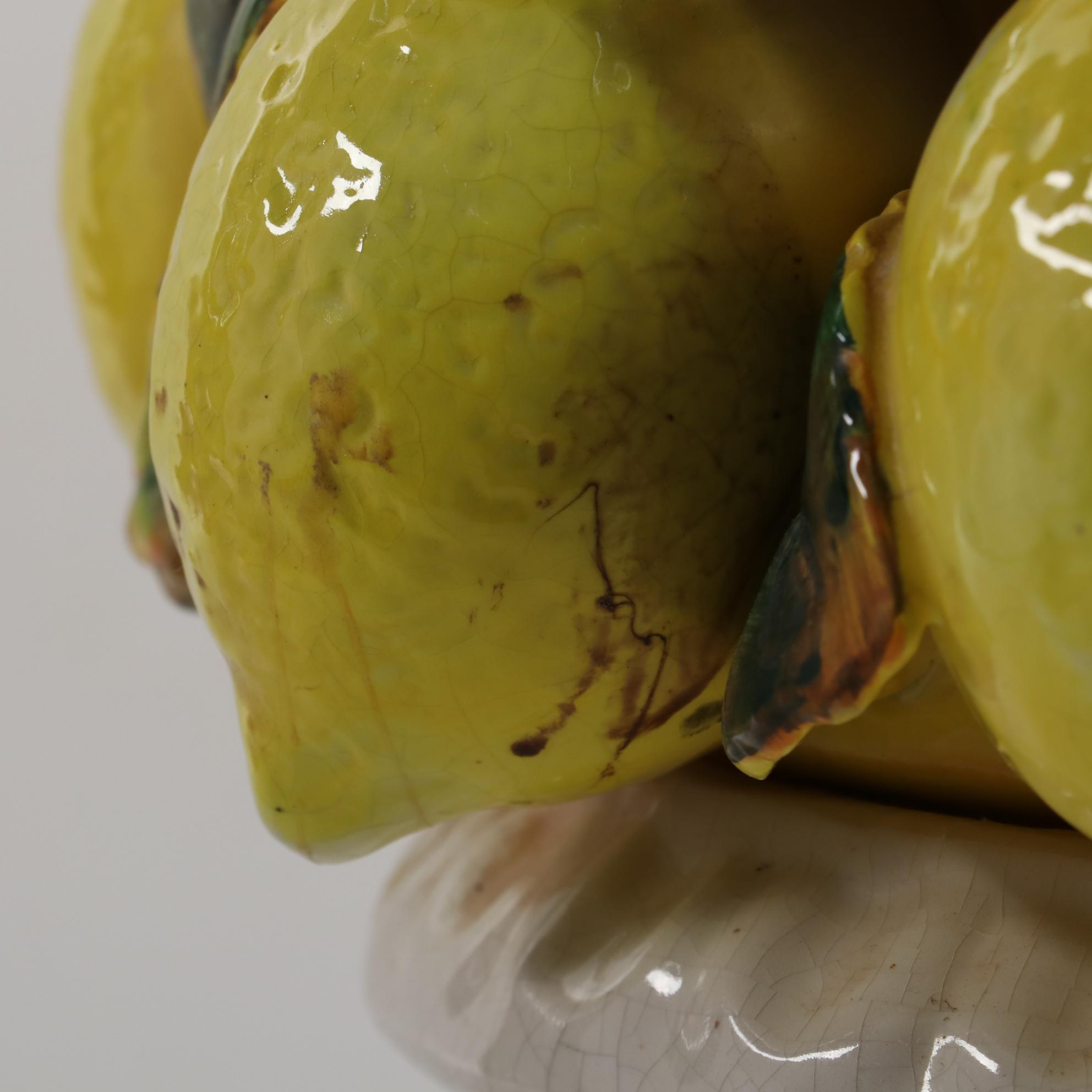 Ceramic Lemon Topiary Centerpiece