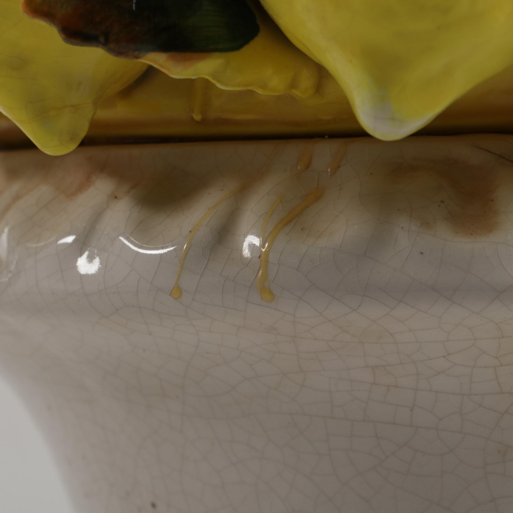 Ceramic Lemon Topiary Centerpiece