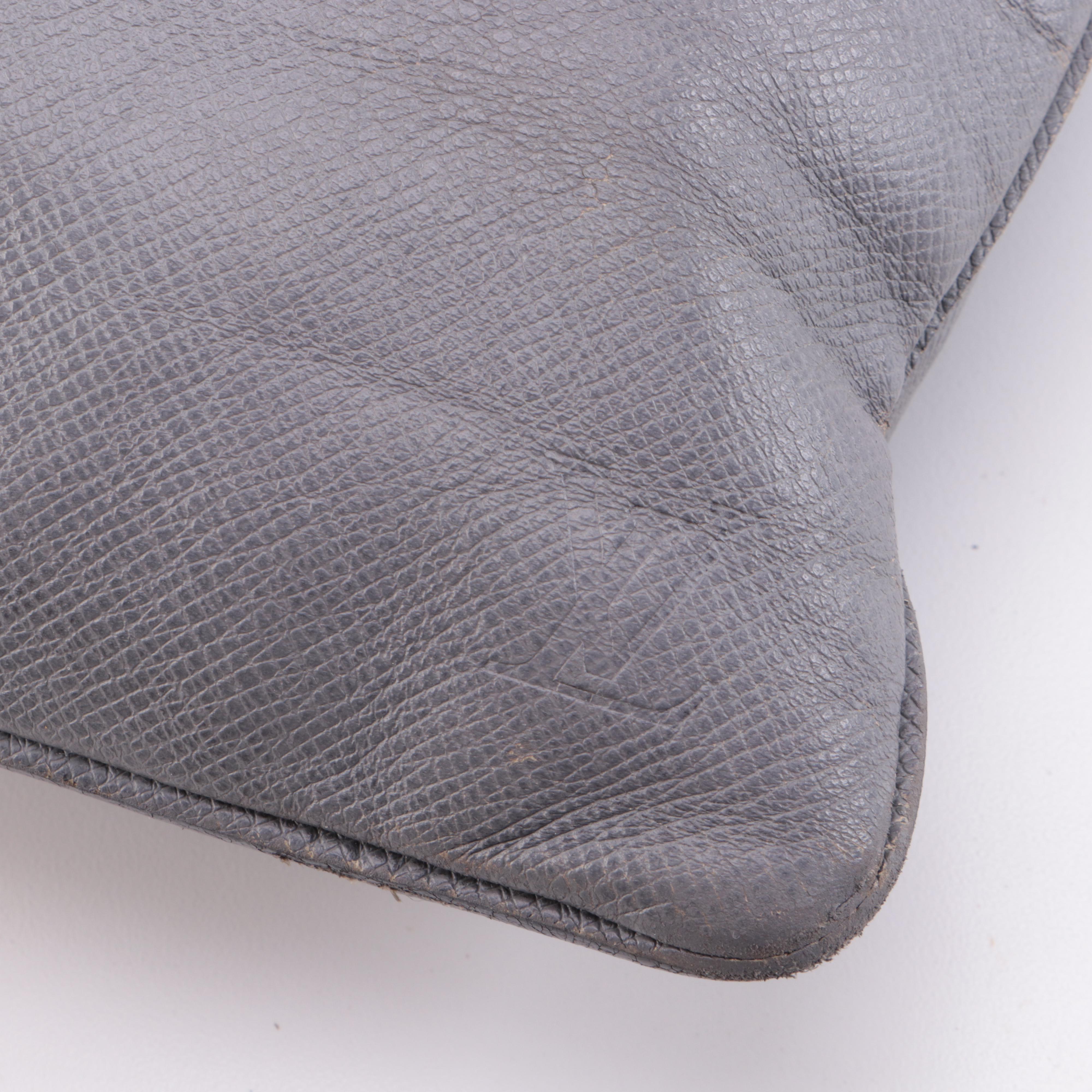 Louis Vuitton Sasha Messenger Bag in Glacier Grey Taiga Leather