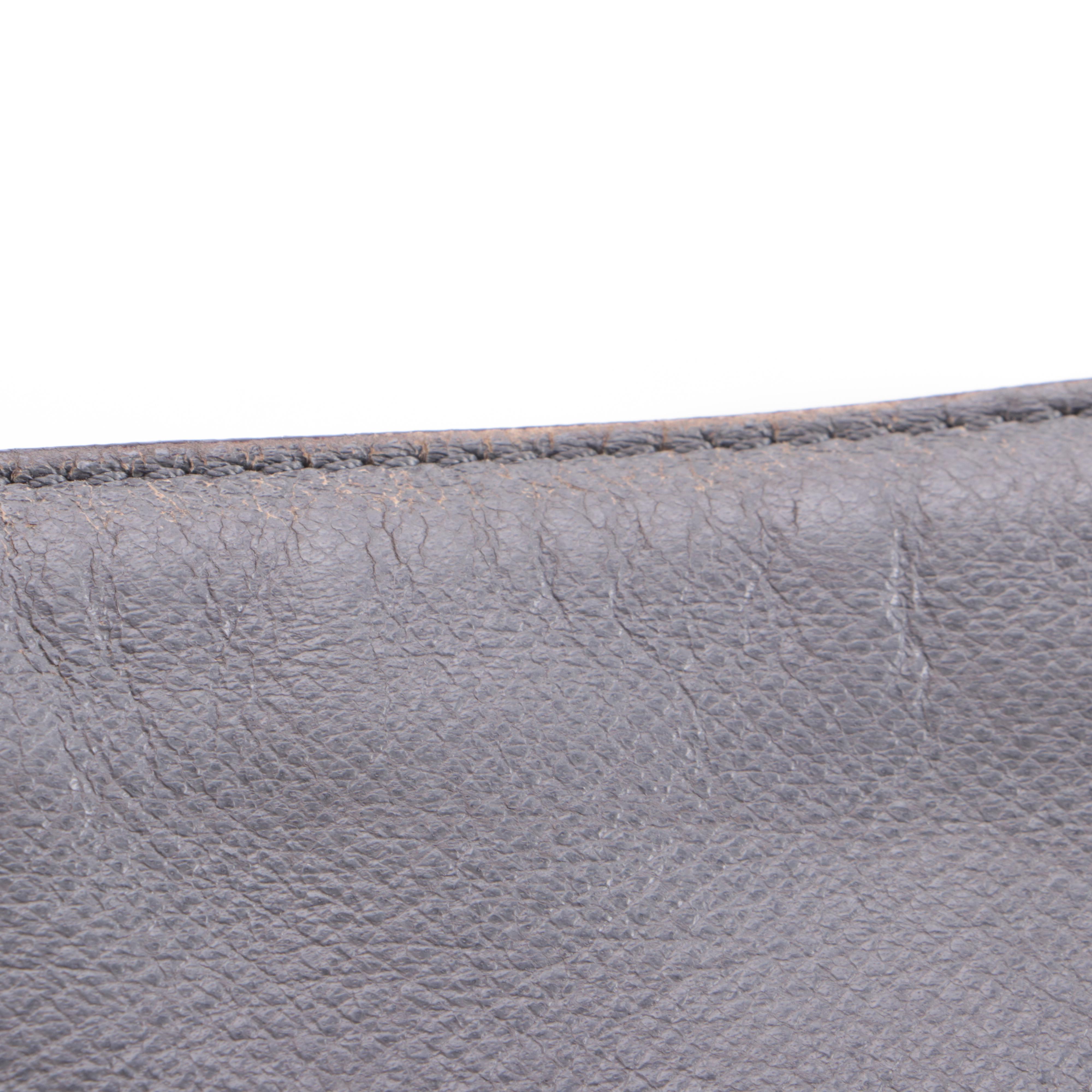 Louis Vuitton Sasha Messenger Bag in Glacier Grey Taiga Leather