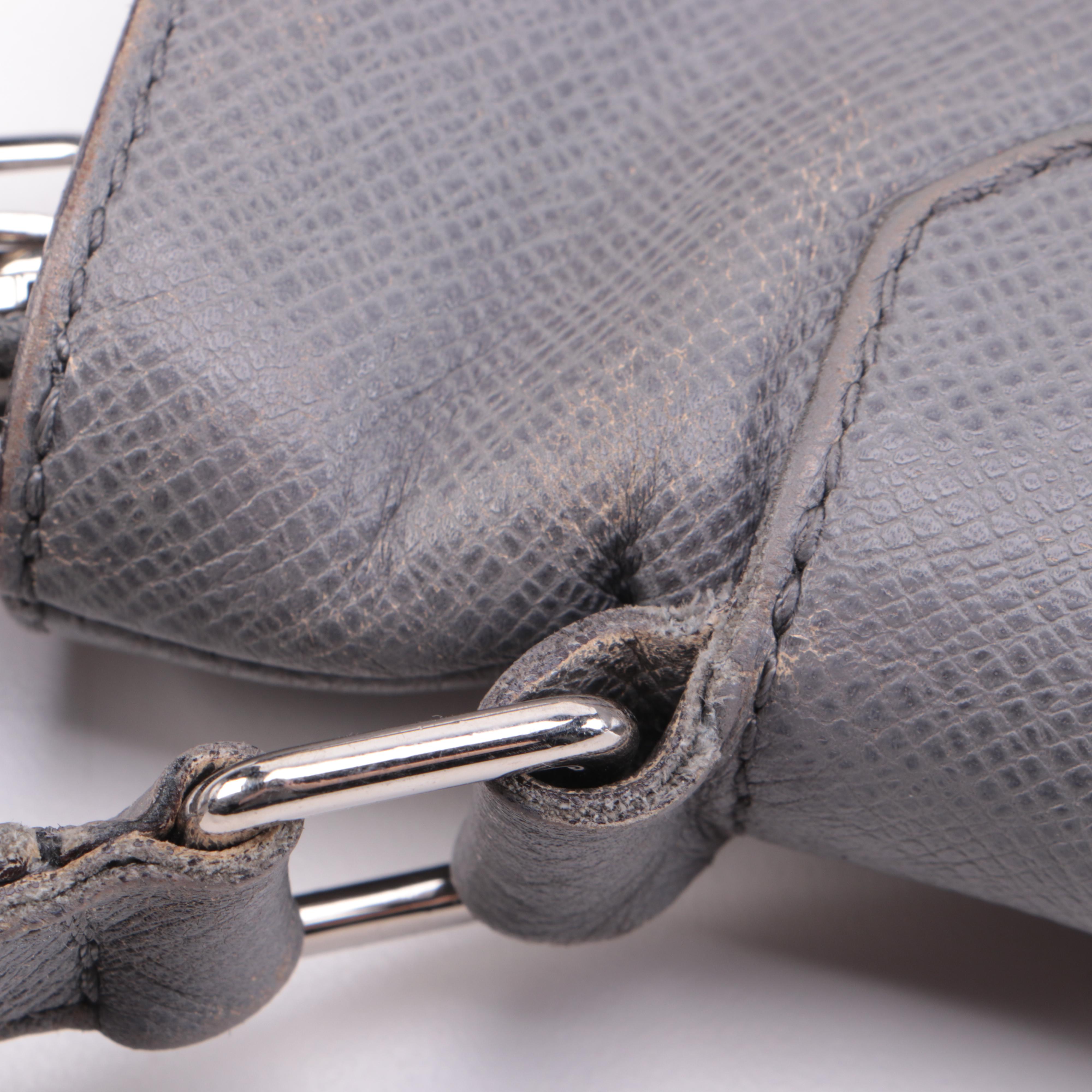 Louis Vuitton Sasha Messenger Bag in Glacier Grey Taiga Leather