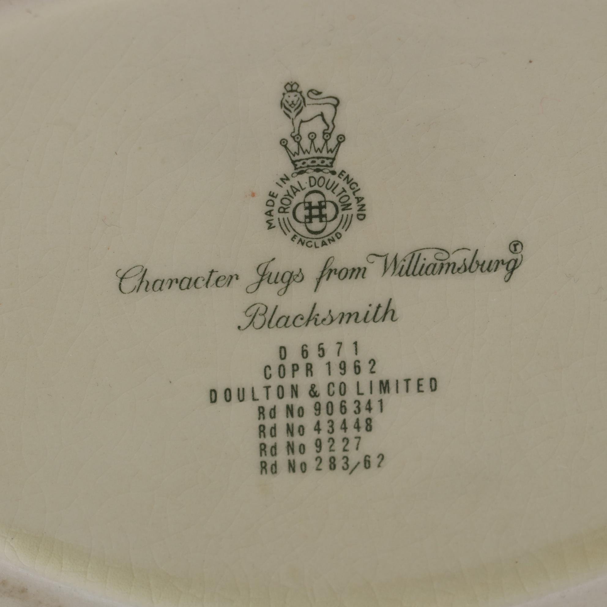 Royal Doulton "Lobster Man" and Other Toby Character Jugs, Mid-20th Century