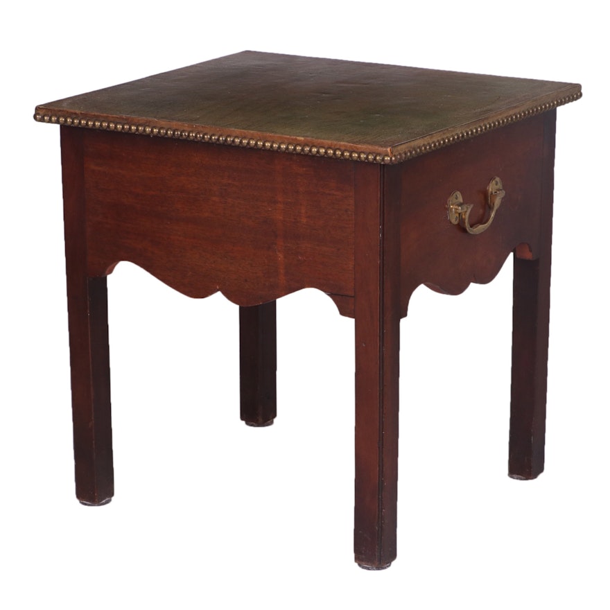 Chippendale Mahogany Commode with Retrofitted Storage Lid