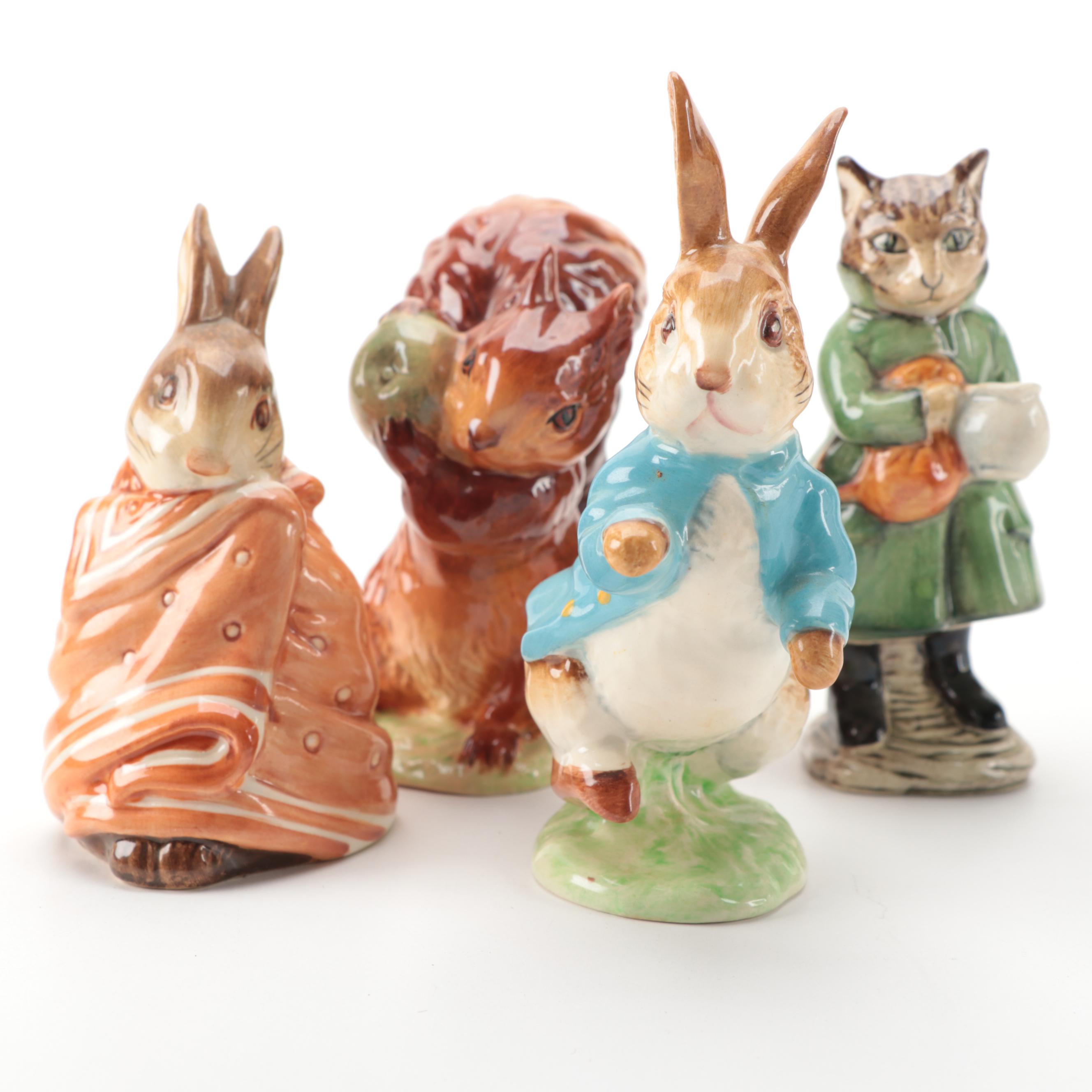 F. Warne & Co. Beatrix Potter Character Figurines