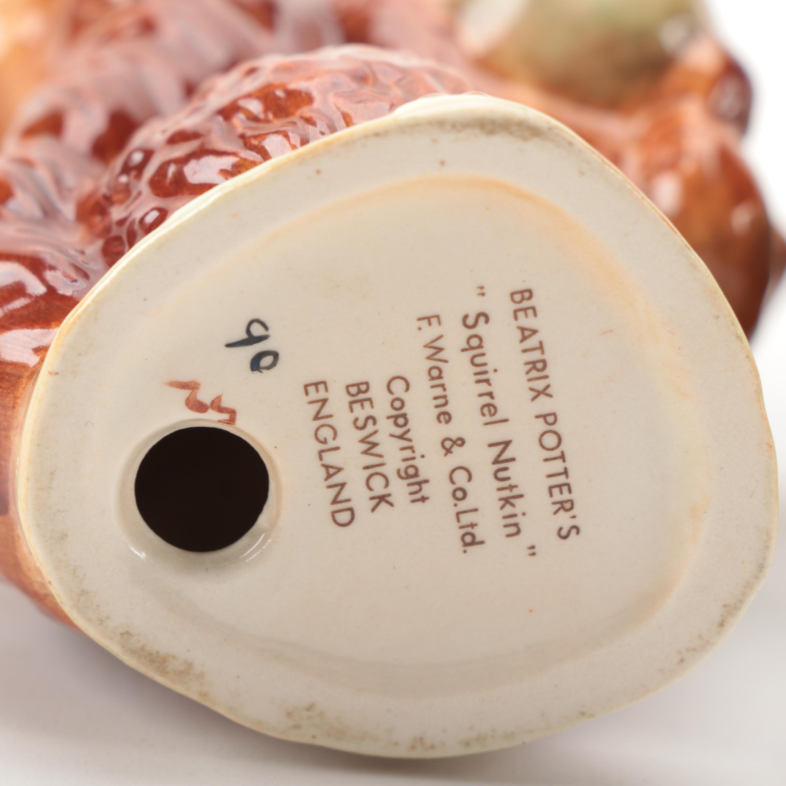 F. Warne & Co. Beatrix Potter Character Figurines