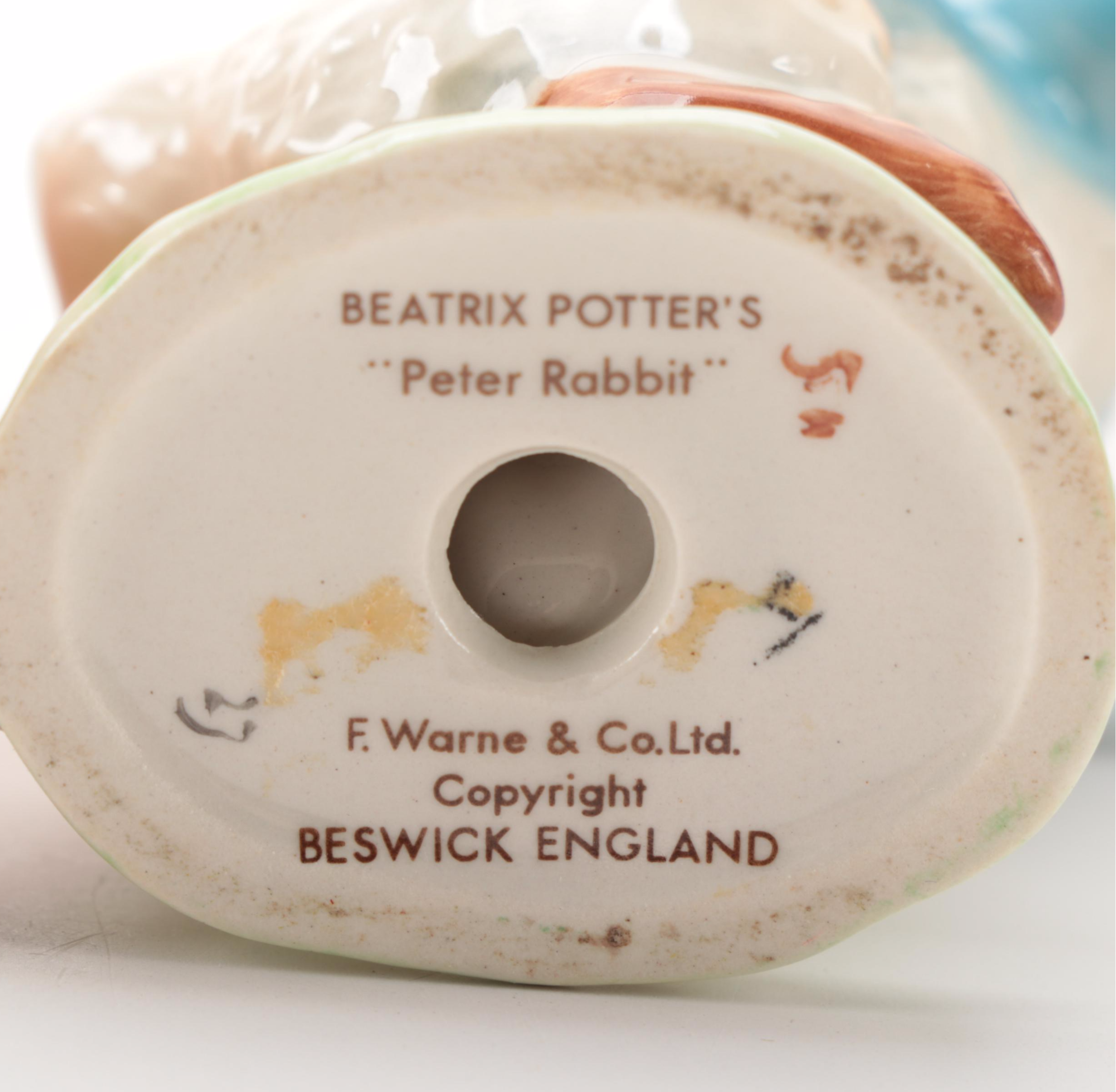 F. Warne & Co. Beatrix Potter Character Figurines
