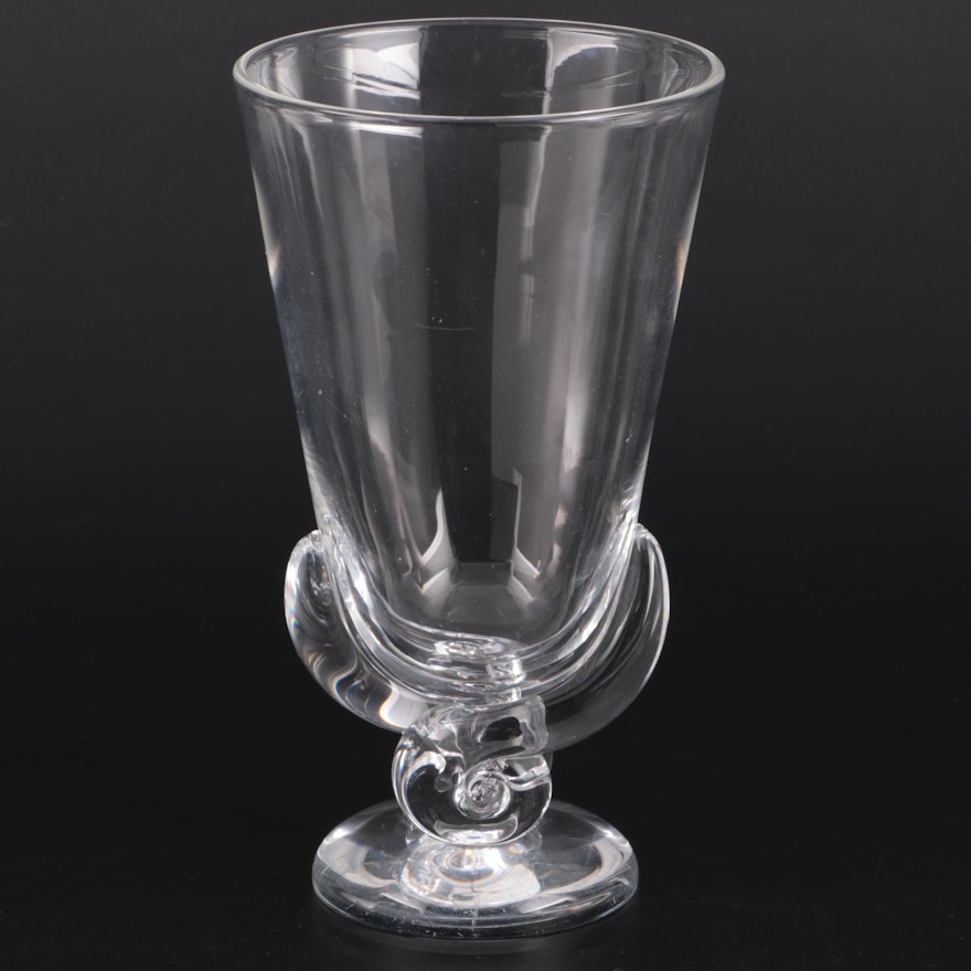 Steuben Art Glass Vase Designed by George Thompson, Mid-20th Century