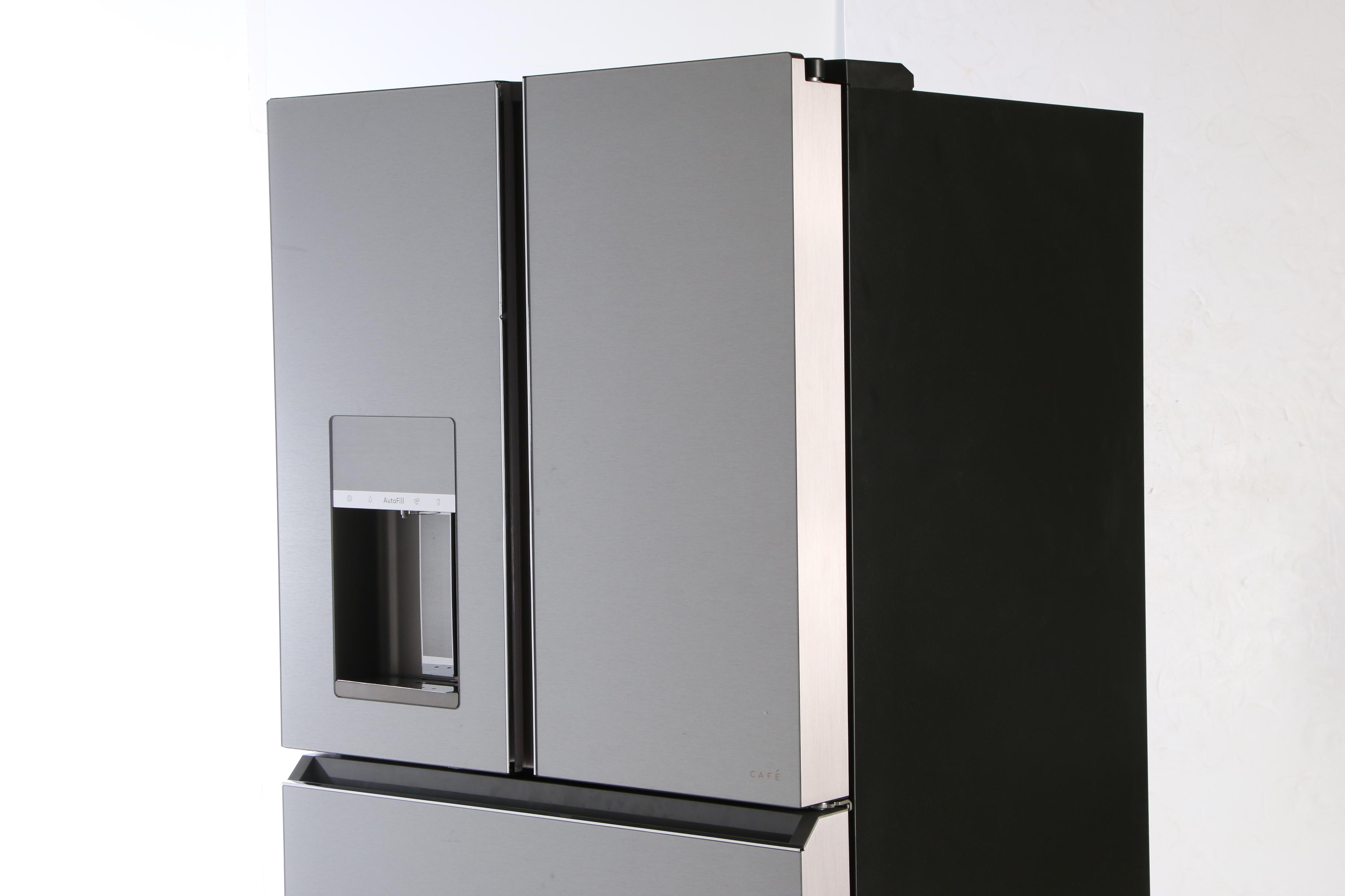 GE Café™ Platinum Glass Stainless Steel 27.6 Cu.Ft. French Door Refrigerator