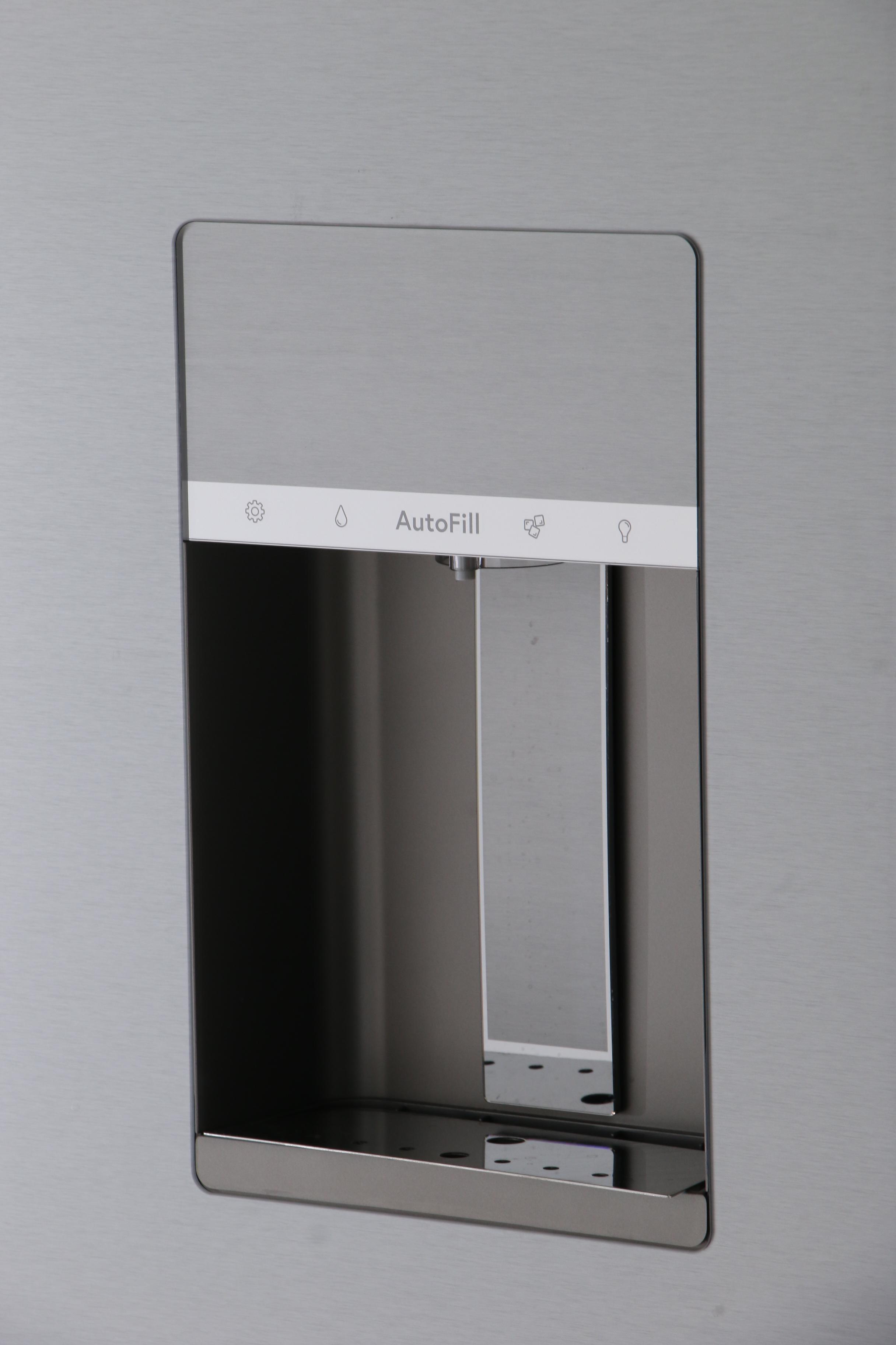 GE Café™ Platinum Glass Stainless Steel 27.6 Cu.Ft. French Door Refrigerator