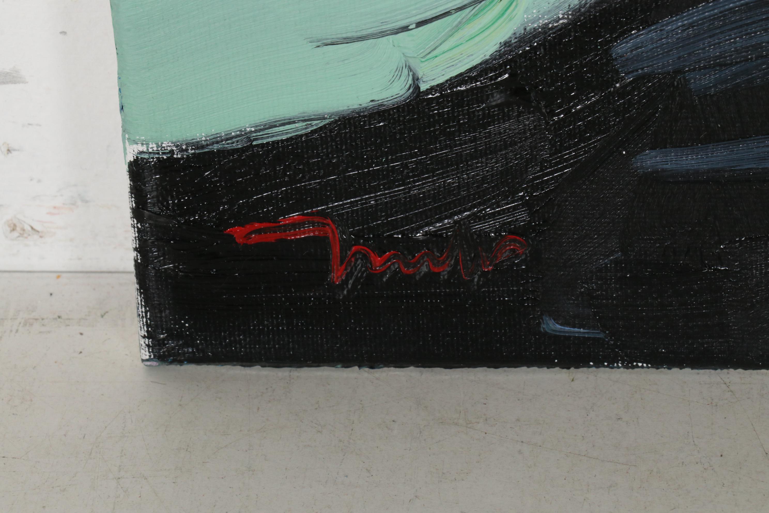 Jose Truijillo Oil Painting "Chic Bob," 2020