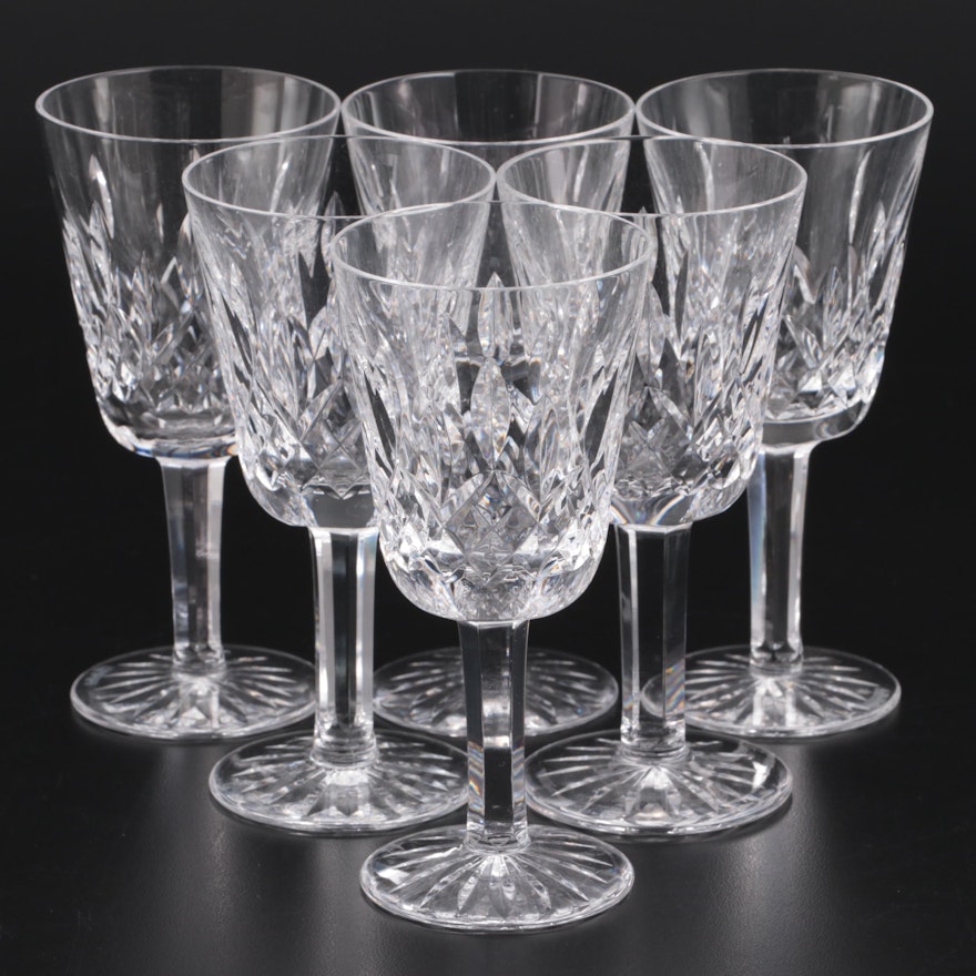 Waterford Crystal "Lismore" White Wine Glasses