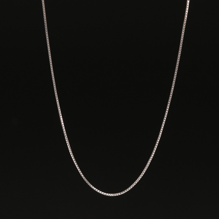 14K Box Link Chain