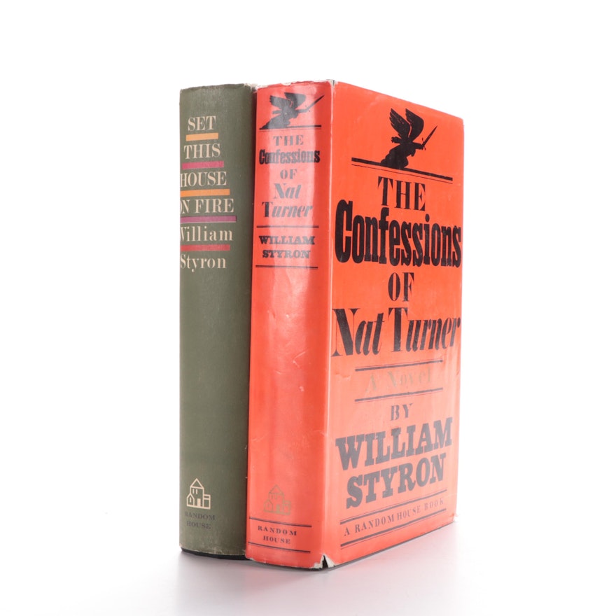 First Printing William Styron Novels Including "The Confessions of Nat Turner"