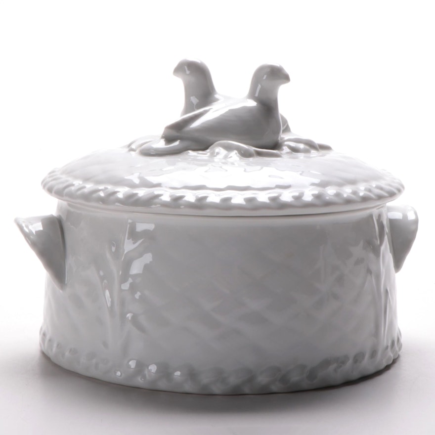 Royal Worcester "Gourmet" Porcelain Covered Casserole Dish, 1987–1990