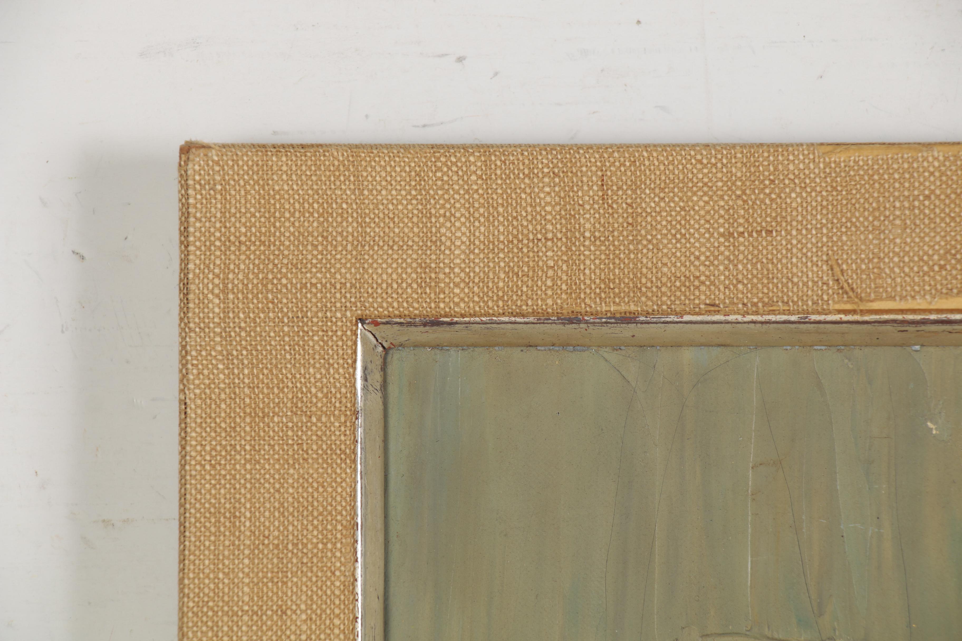 Verna Hull Expressionist Style Knife Oil Painting "Estelle," Mid-20th Century