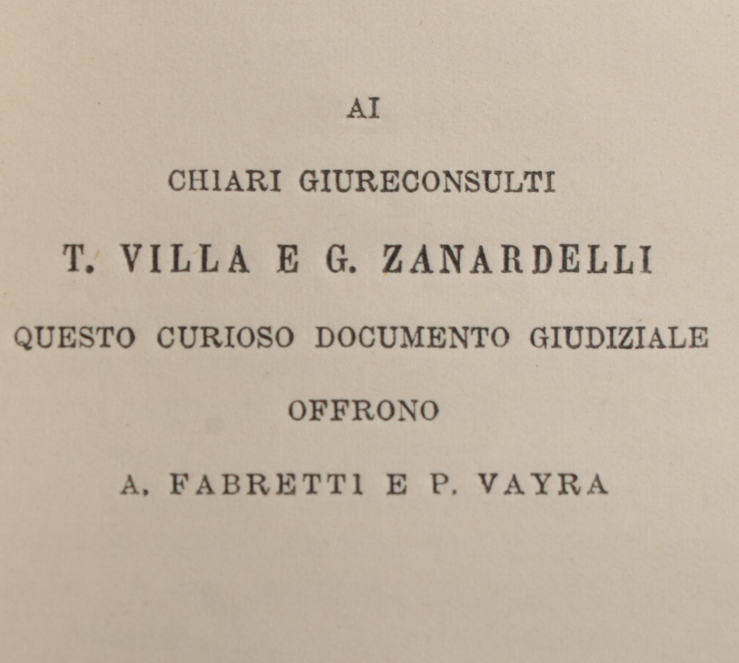 "Il processo del diavolo ad Issime nella valle di Gressoney," 1891