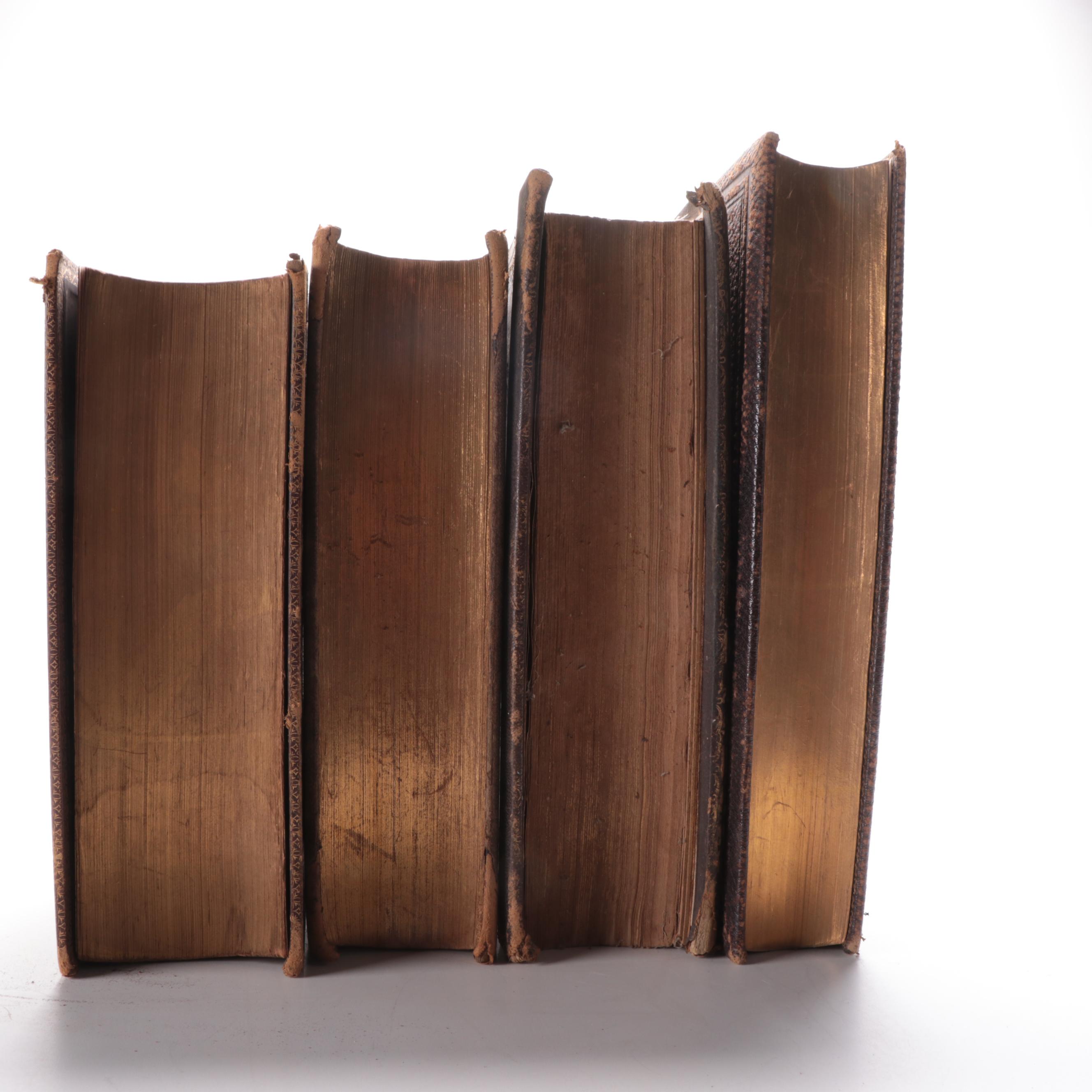 1869 "Illustrated Polyglot Family Bible" and Other 19th Century Family Bibles