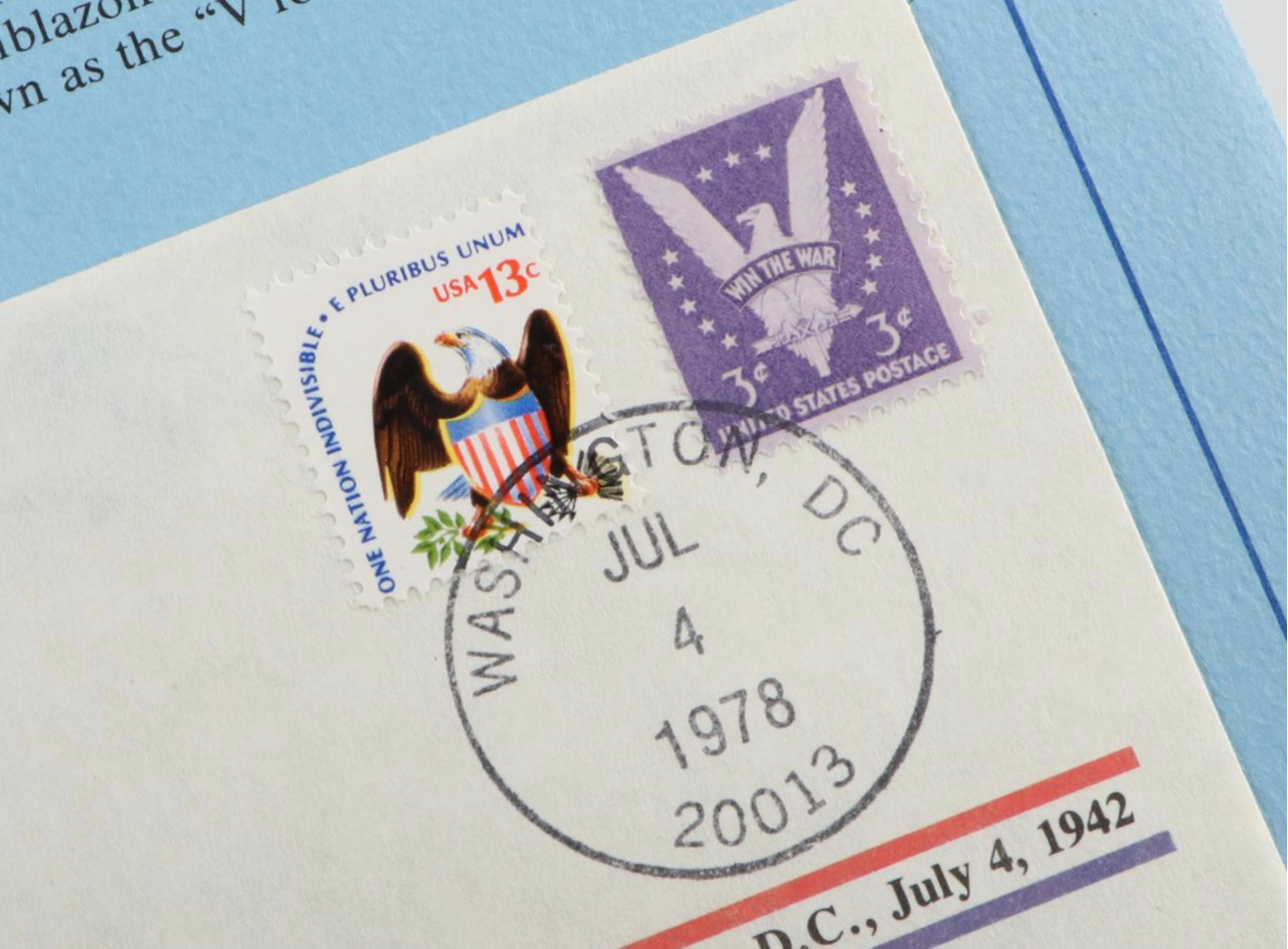 Norman Rockwell First Day Postal Covers with Cachets and Historic Stamps