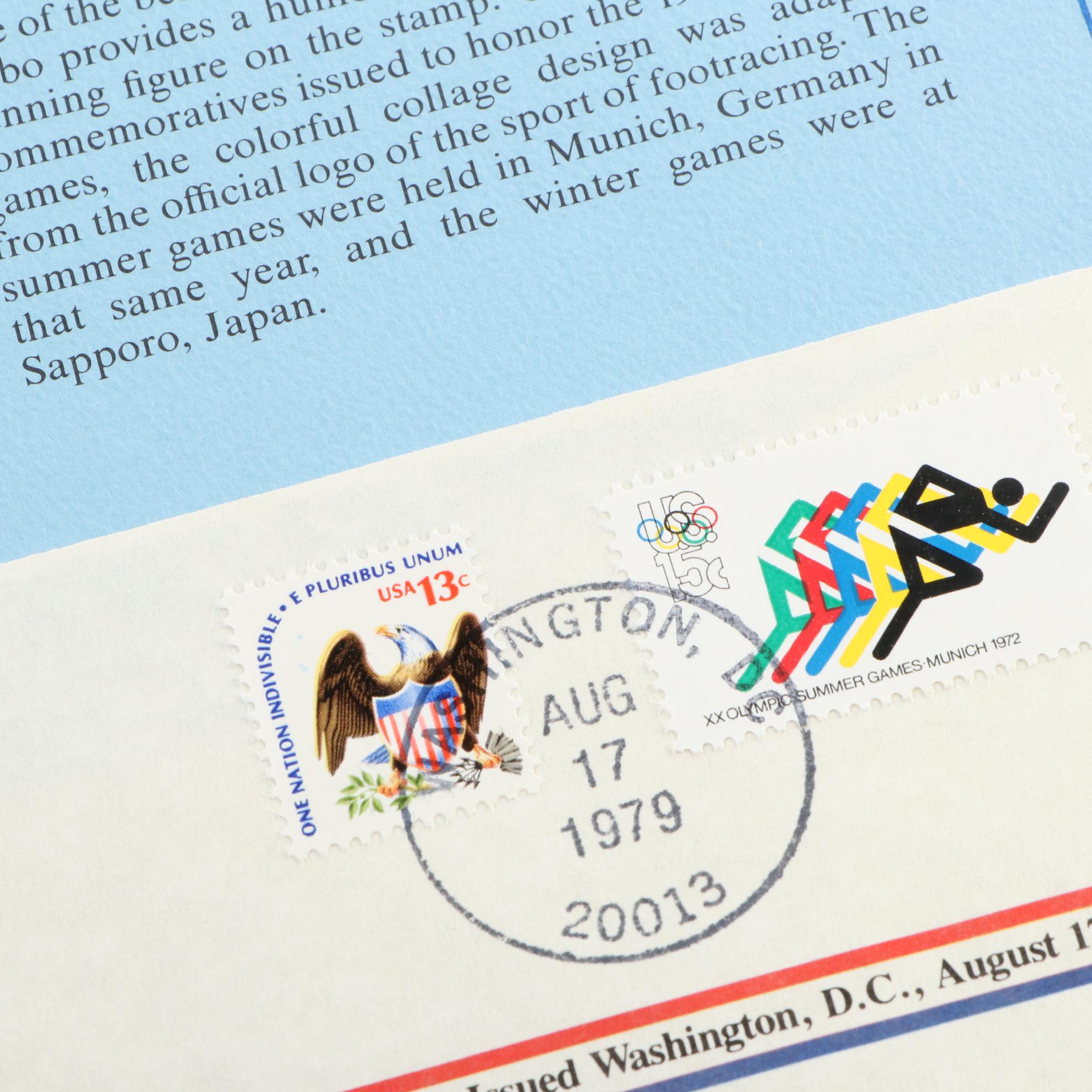 Norman Rockwell First Day Postal Covers with Cachets and Historic Stamps