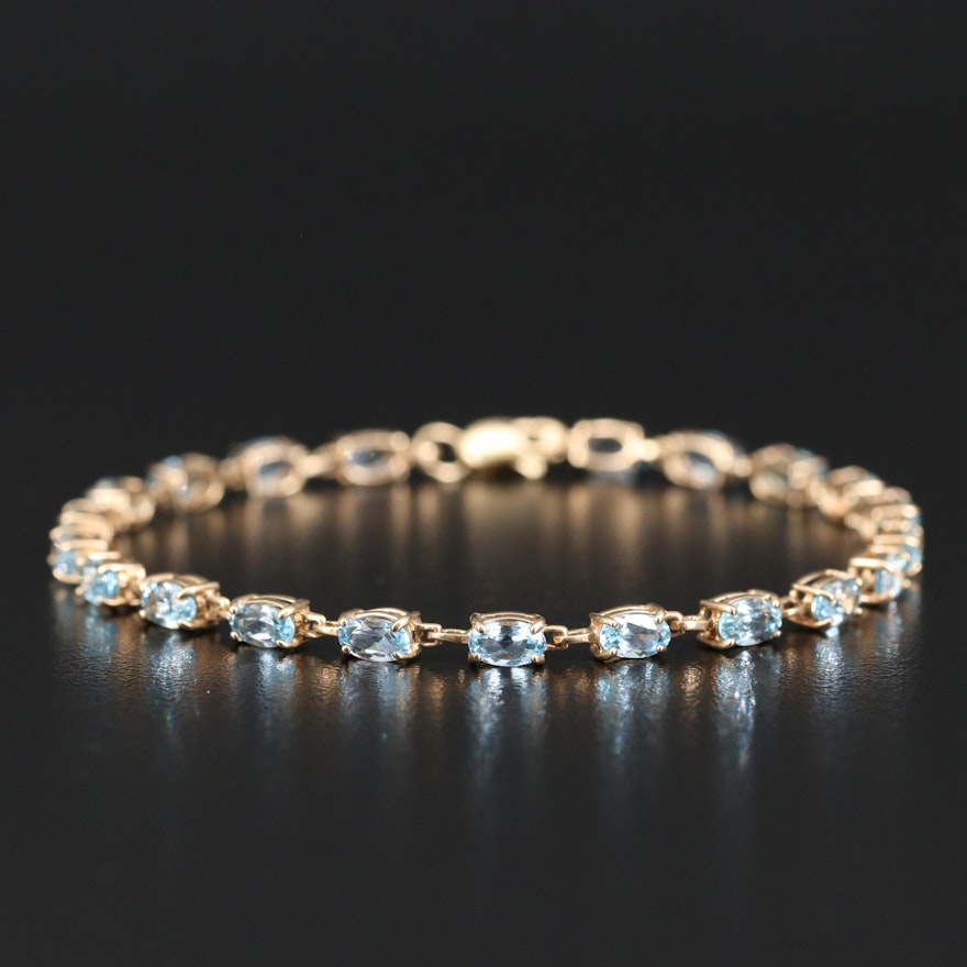 10K Topaz Bracelet